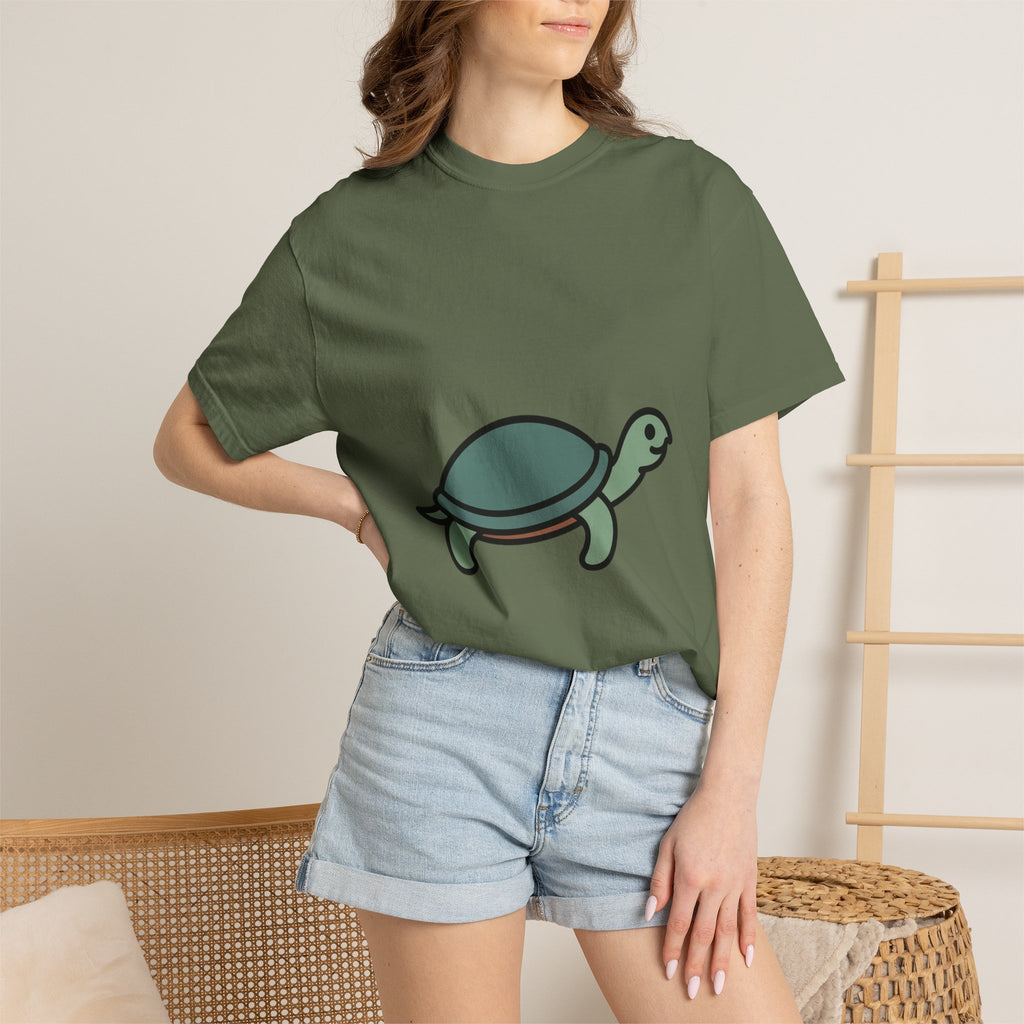 Line Art Turtle T-Shirt