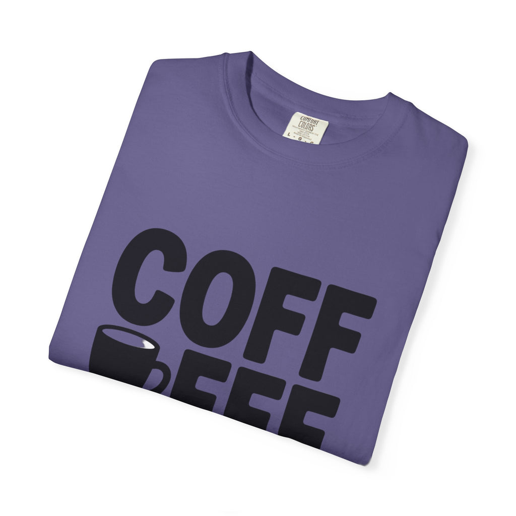 Coffee First Typography T-Shirt