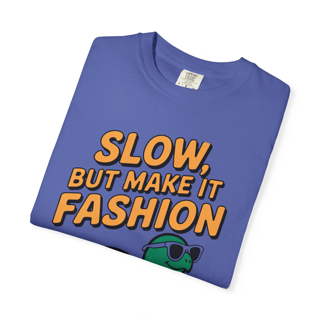 Slow But Fashion Turtle Shirt, Funny Turtle Sunglasses T-Shirt, Cute Turtle Lover Gift, Sarcastic Animal Tee