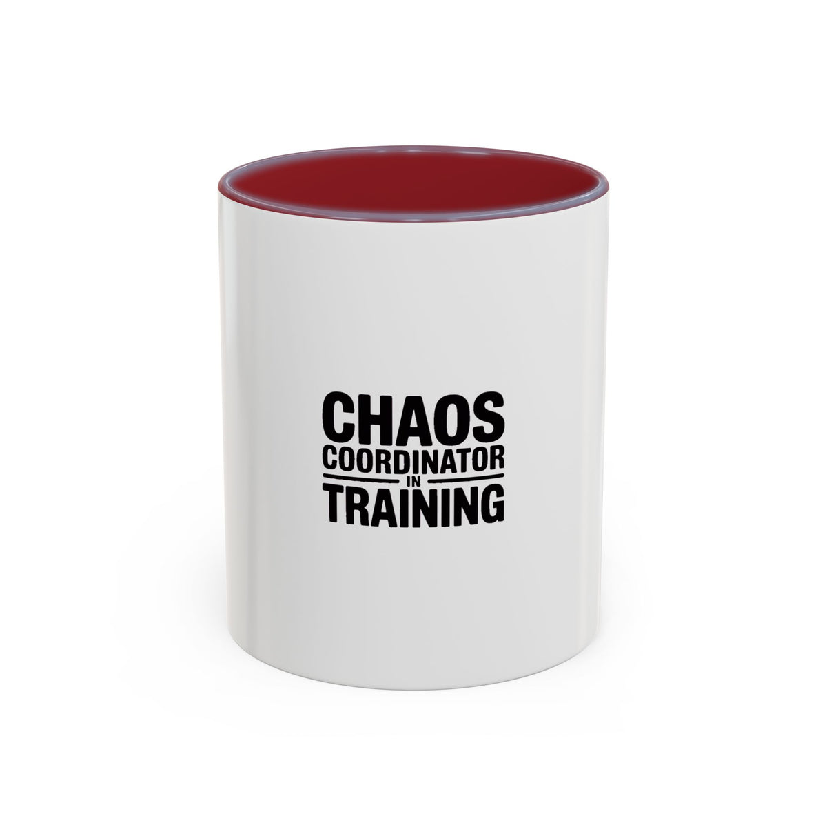 Chaos Coordinator In Training Mug, Funny Sarcastic Coffee Mug, Bold Typography Mug Gift, Mom Life Mug, Teacher Gift Mug