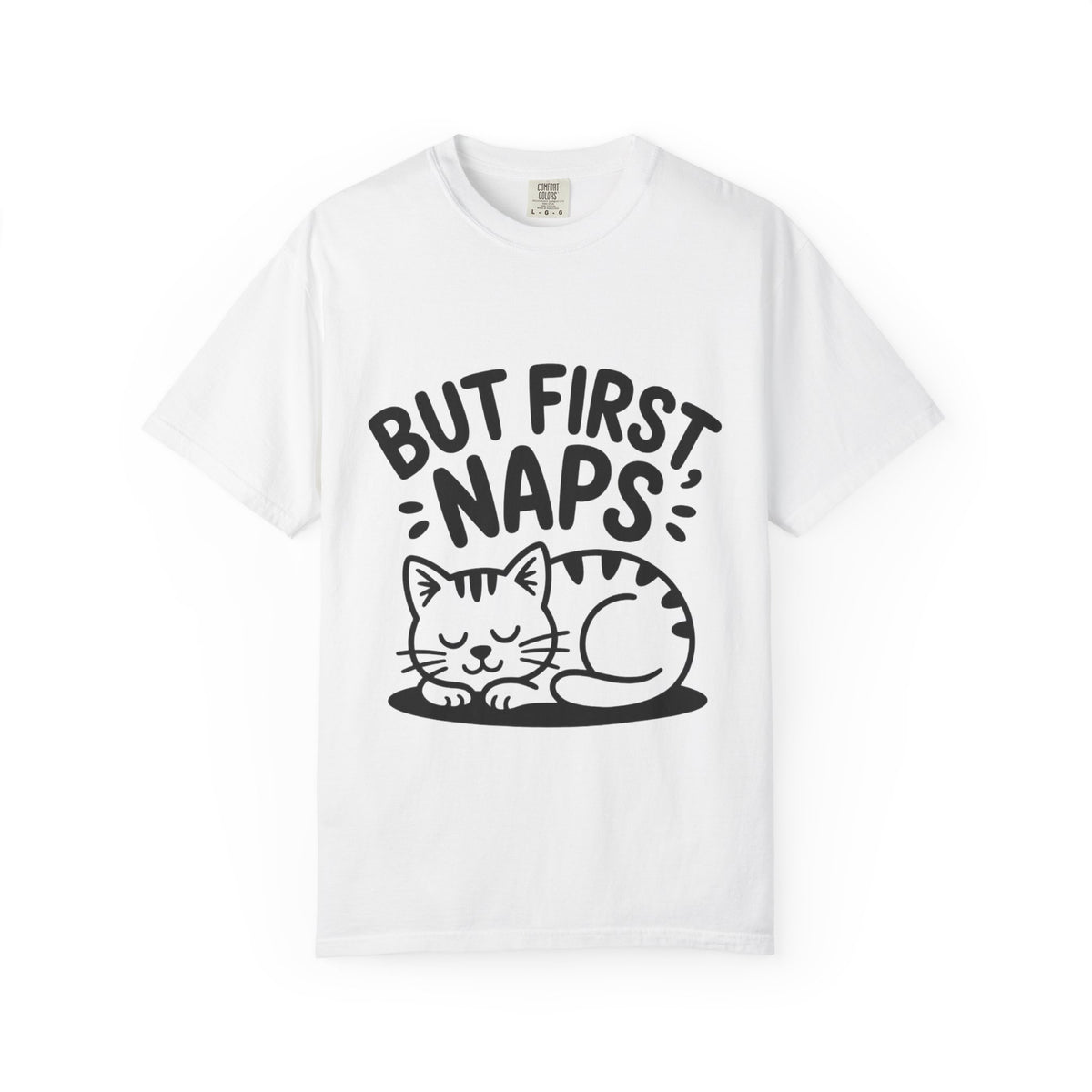 But First Naps Cat Shirt, Funny Sleepy Cat T-Shirt, Cute Napping Kitten Tee, Cat Lover Gift, Nap Lover Shirt