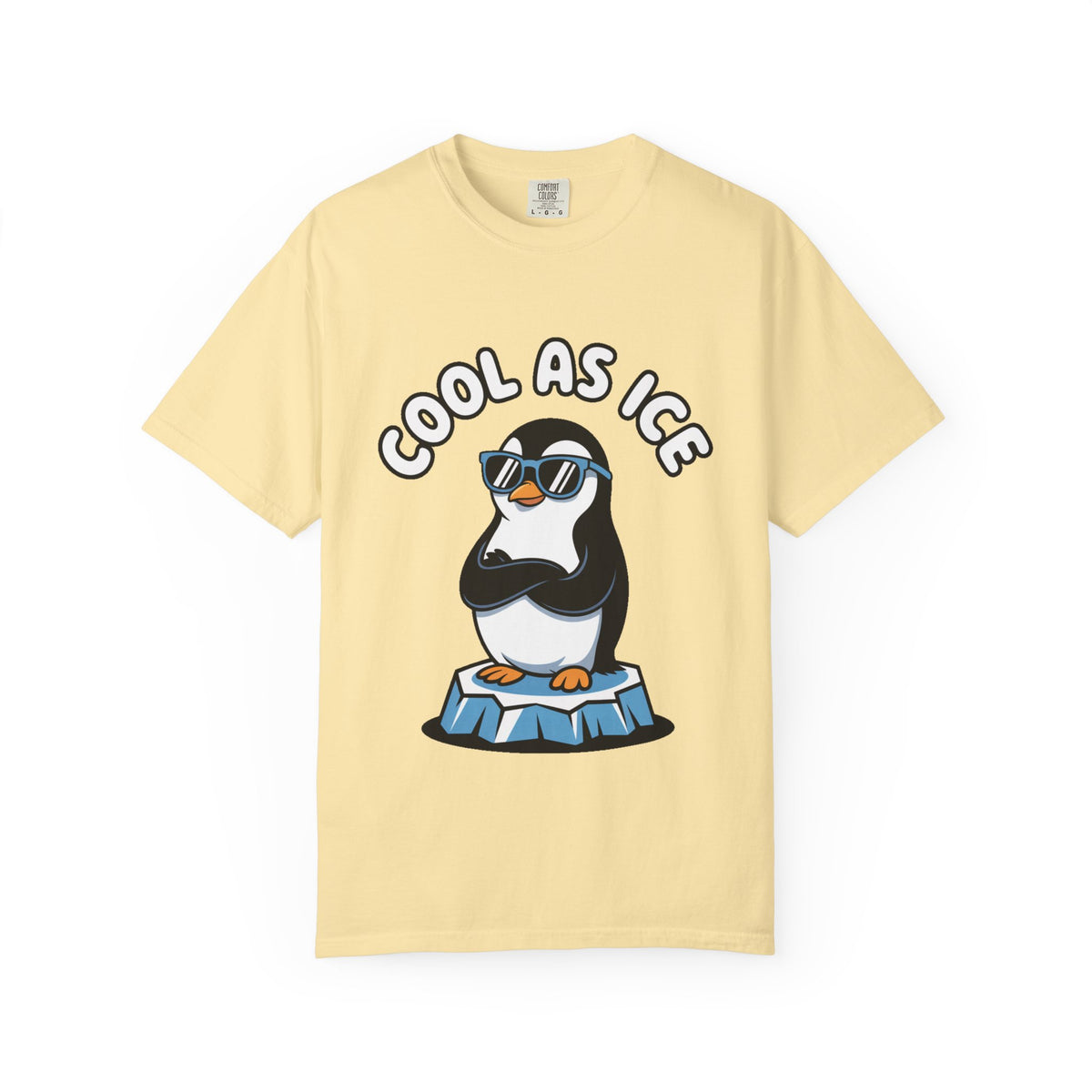 Cool As Ice Penguin Shirt, Funny Sunglasses Penguin T-Shirt, Cute Winter Animal Tee, Ice Block Bird Lover Gift