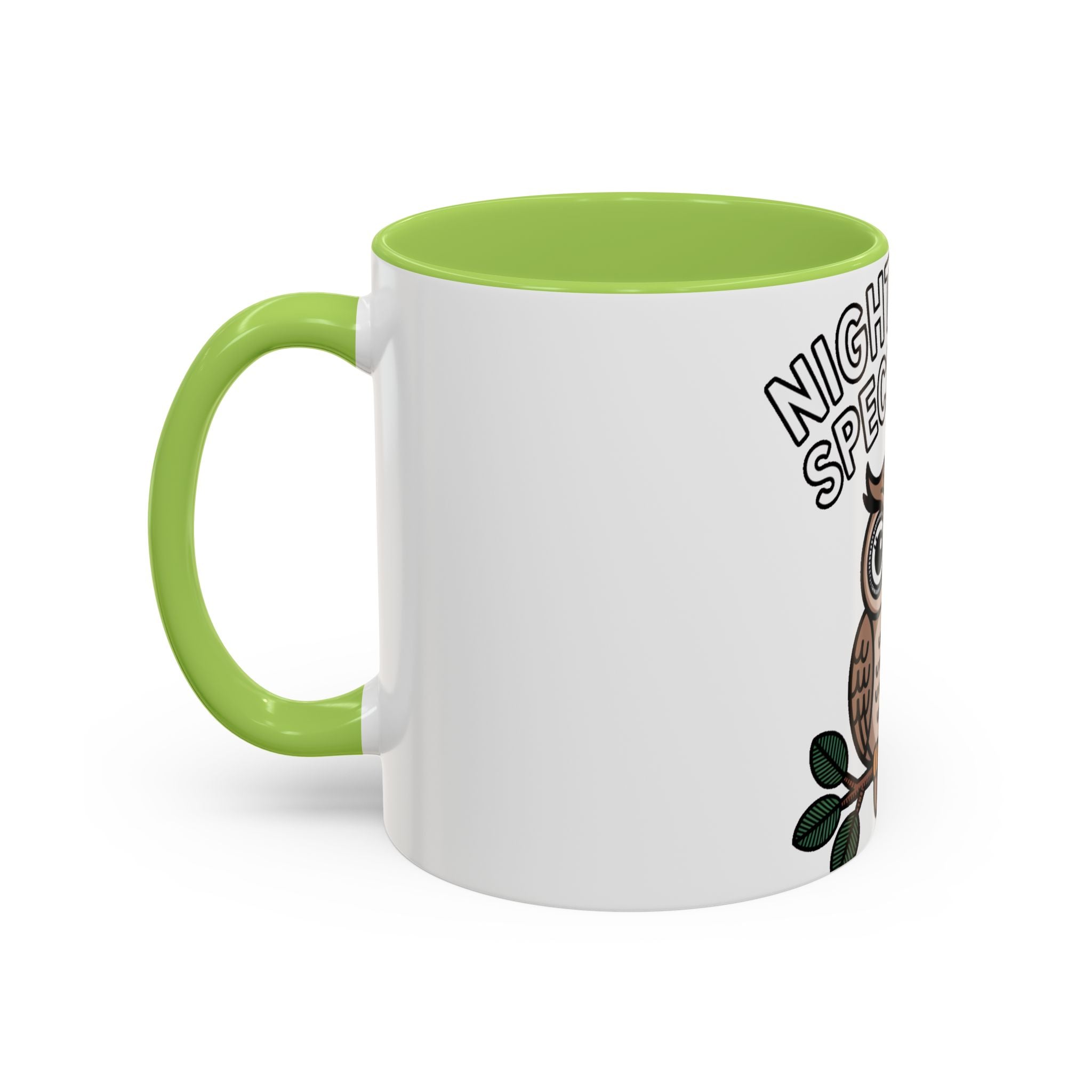Night Shift Owl Mug, Funny Night Shift Specialist Coffee Cup, Cute Owl Lover Gift, Nurse Coworker Gift Mug