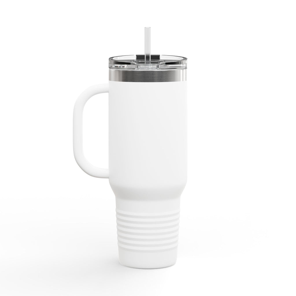 Dramatic Husky Travel Mug, Funny Dog Lover Tumbler, Cute Cartoon Husky 40oz Cup, Sarcastic Dog Mom Gift, Drama Queen Dog Tumbler