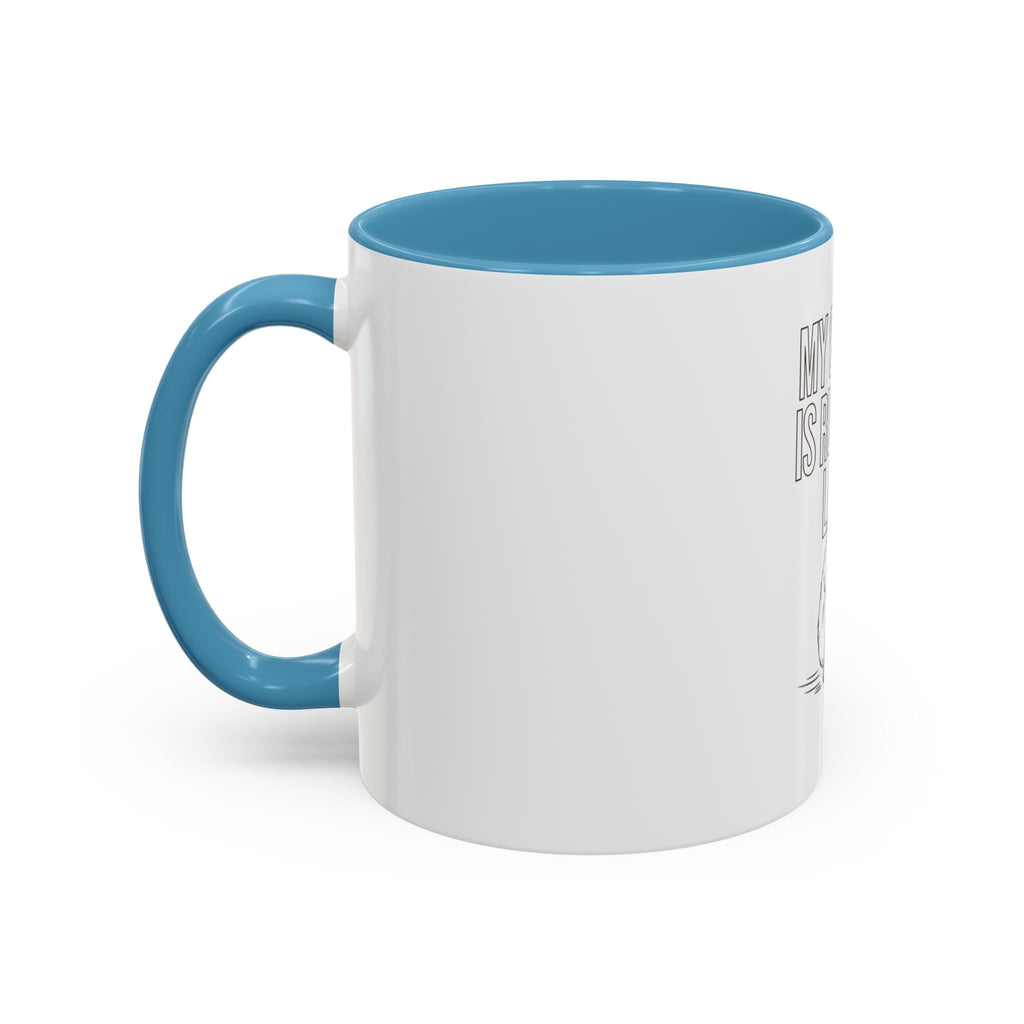Coffee Mug — "My Cardio Is Running Late" Lazy Sloth Funny Gift