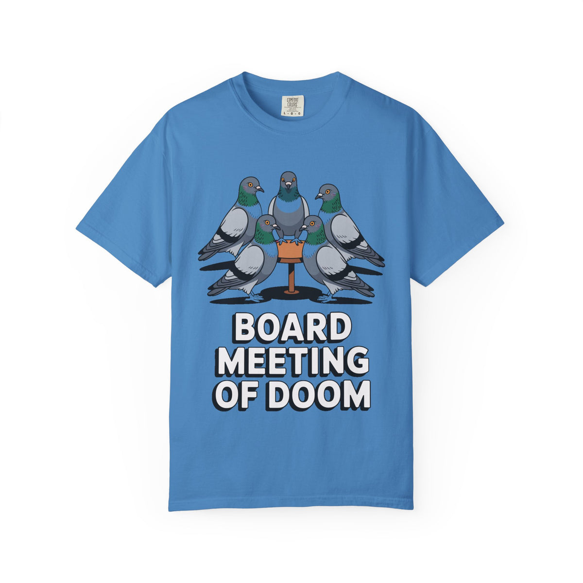 Funny Pigeon Shirt, Board Meeting Of Doom T-Shirt, Office Bird Gift, Funny Coworker Shirt, Sarcastic Work Meme Tee