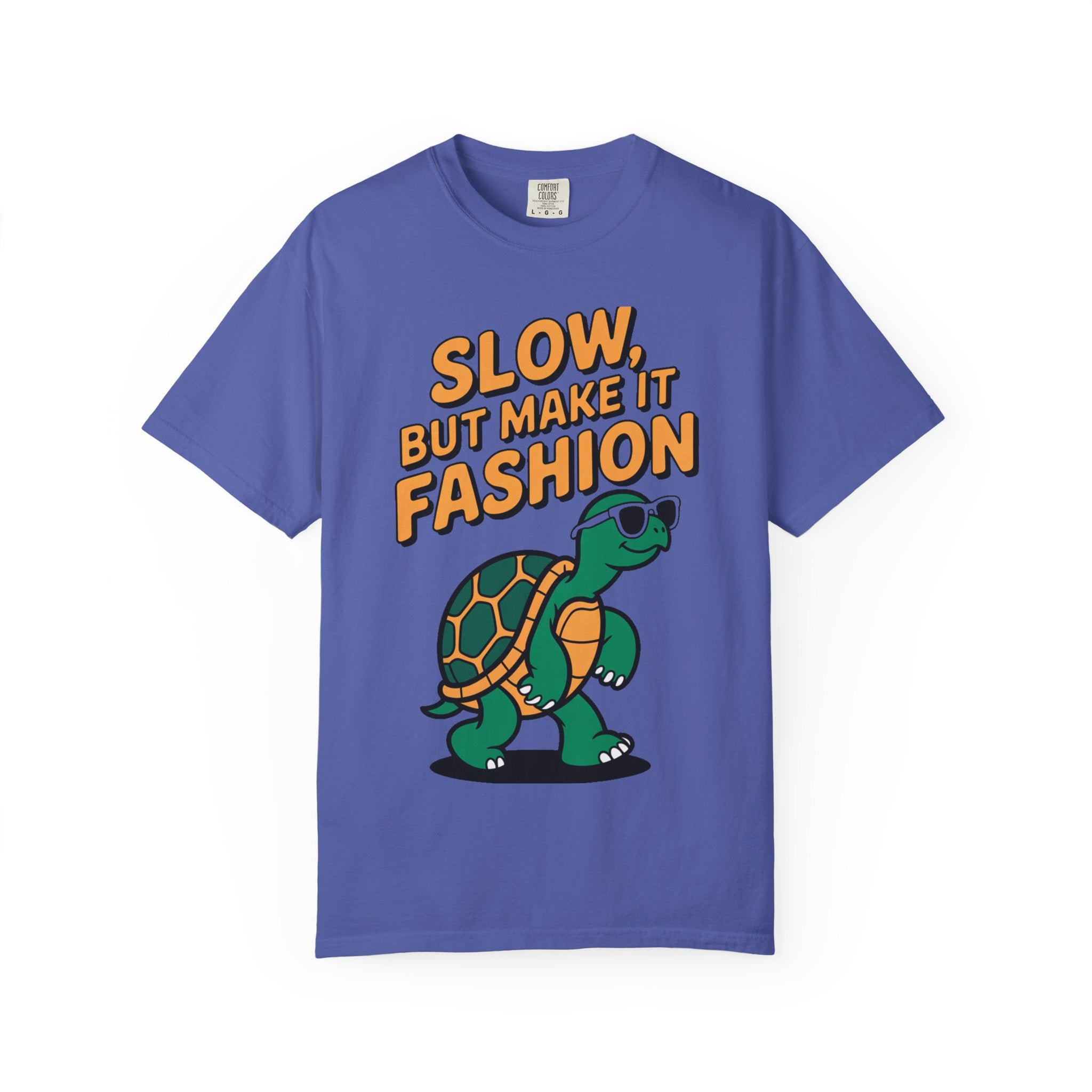 Slow But Fashion Turtle Shirt, Funny Turtle Sunglasses T-Shirt, Cute Turtle Lover Gift, Sarcastic Animal Tee