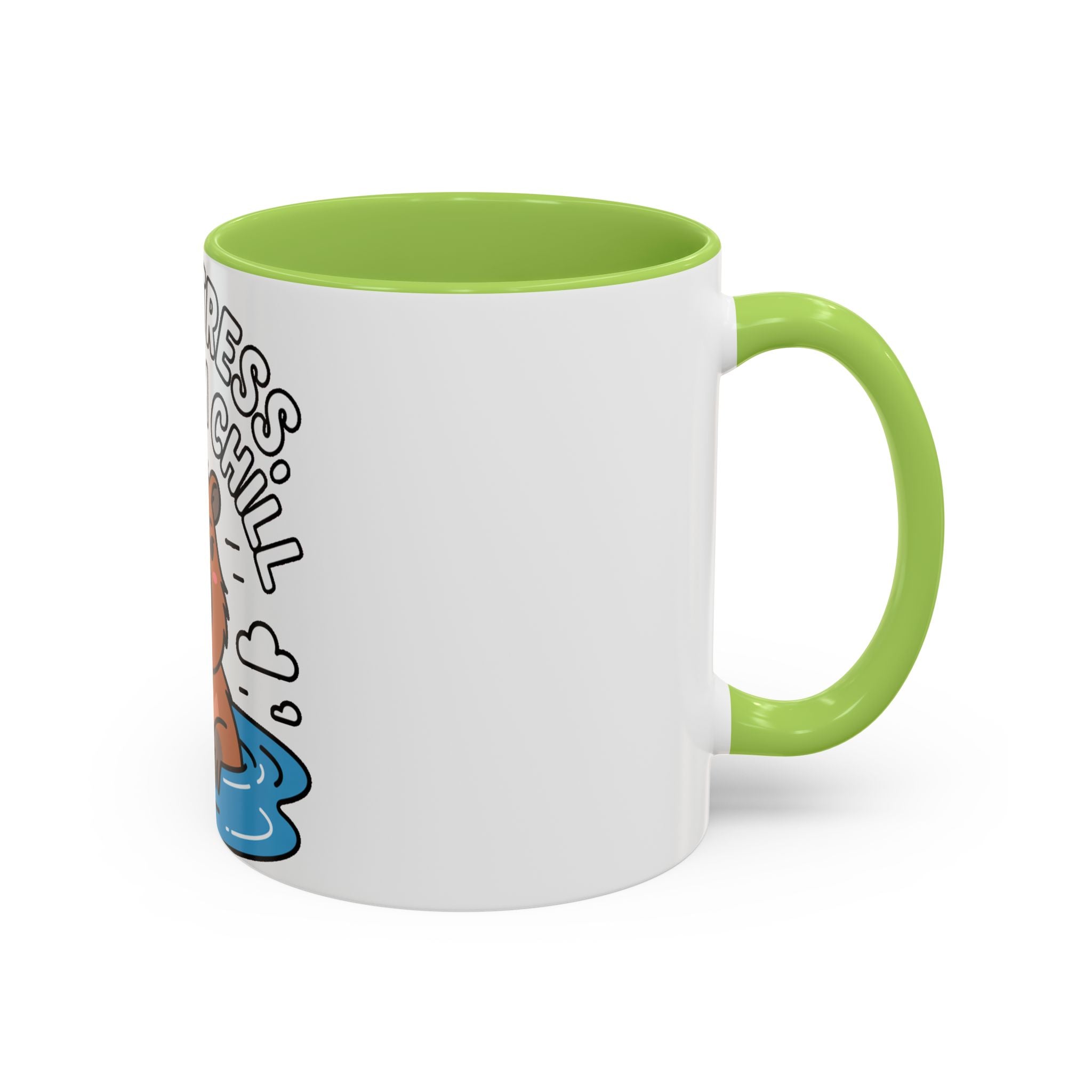 Zero Stress Capybara Mug, Funny Chill Capybara Coffee Cup, Cute Hot Spring Animal Gift, Zero Stress Maximum Chill Mug