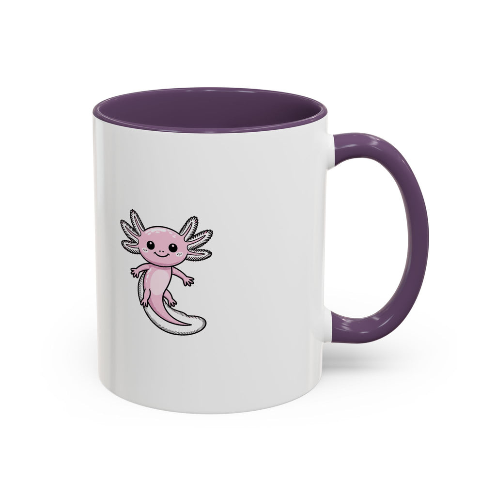 Cute Axolotl Mug, Smiling Axolotl Coffee Cup, Kawaii Axolotl Gift, Cute Animal Lover Mug, Aquatic Pet Mug for Her