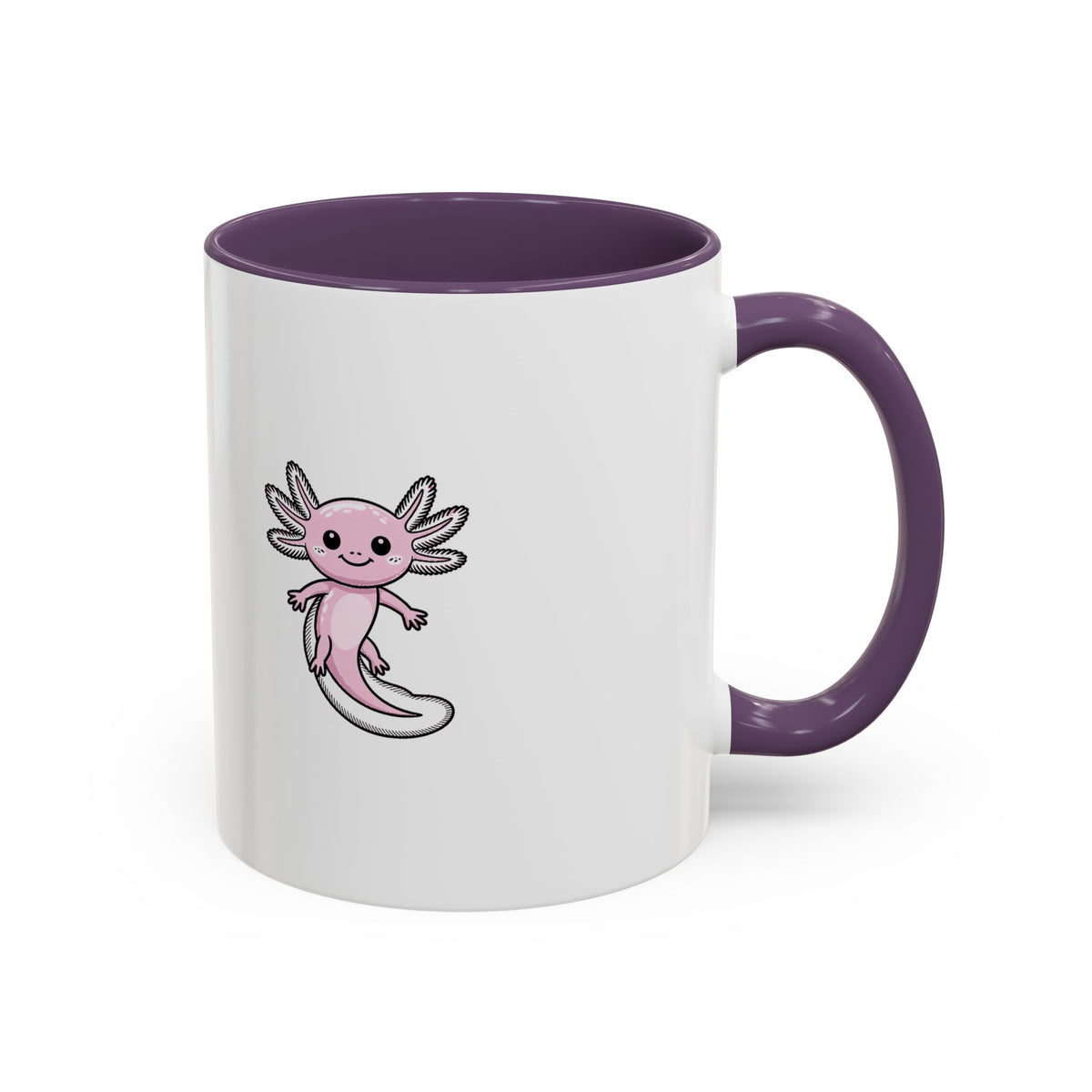 Cute Axolotl Mug, Smiling Axolotl Coffee Cup, Kawaii Axolotl Gift, Cute Animal Lover Mug, Aquatic Pet Mug for Her