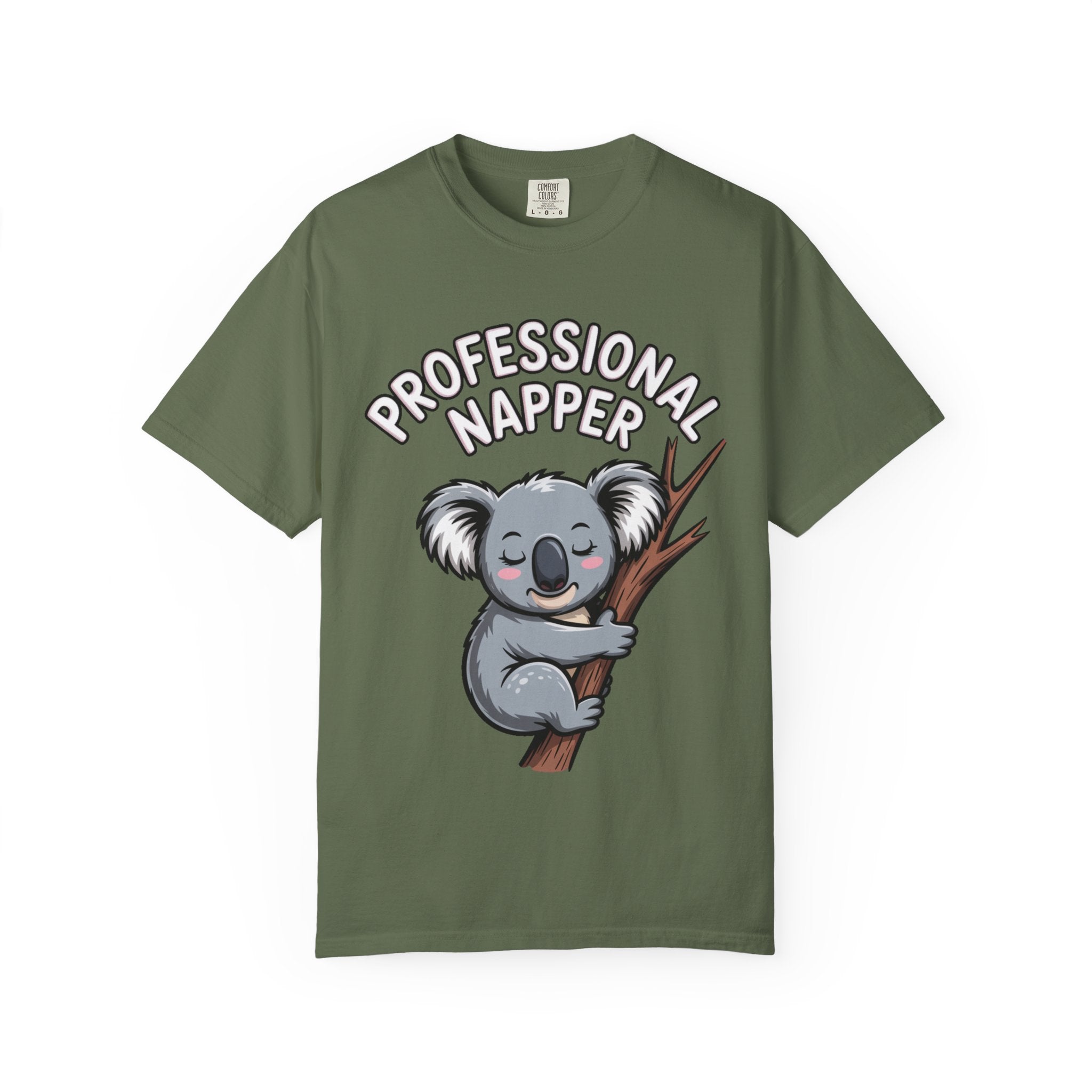 Professional Napper Koala Shirt, Funny Koala T-Shirt, Cute Sleepy Animal Tee, Nap Lover Gift, Cozy Koala Graphic Tee