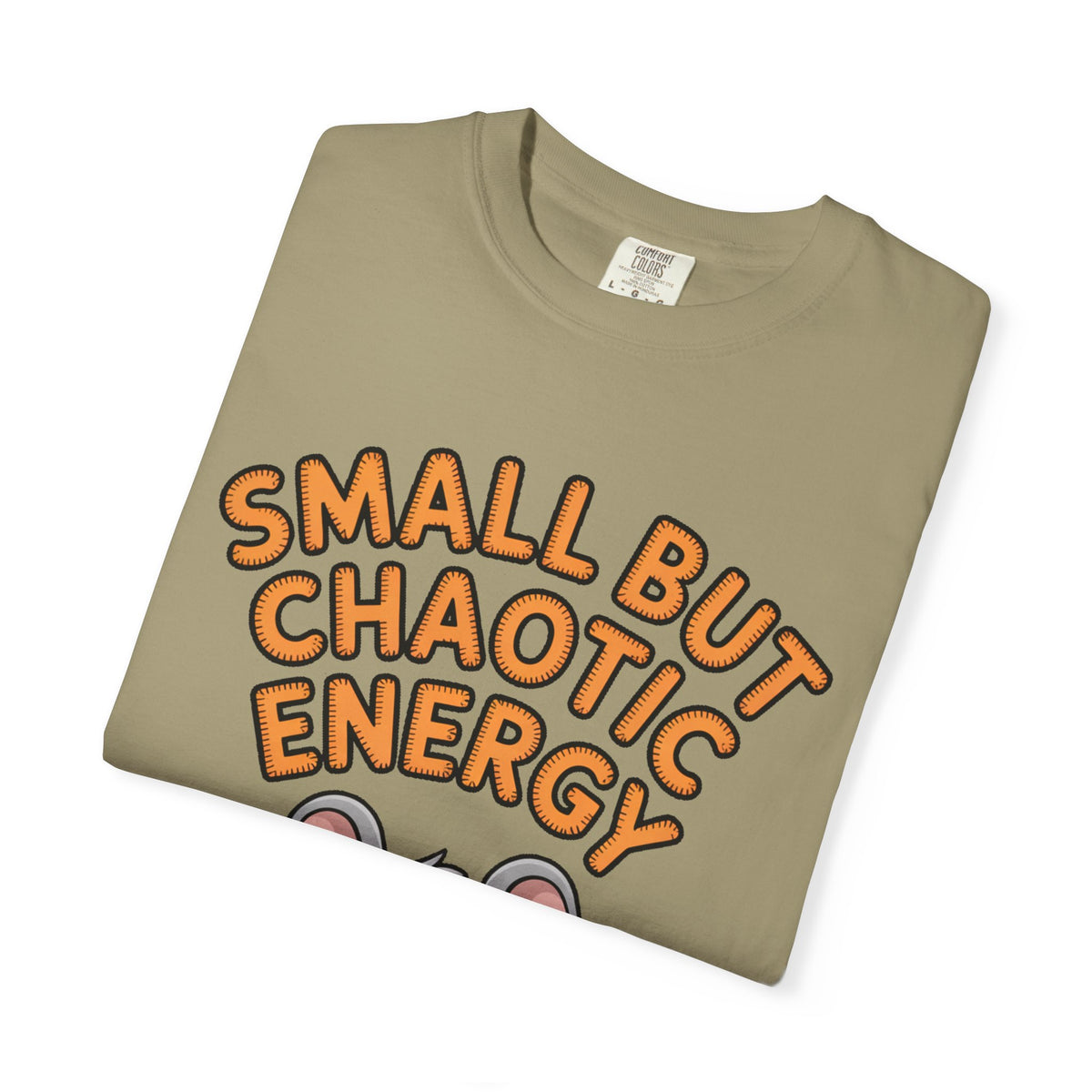 Small But Chaotic Energy Mouse Shirt, Funny Mouse T-Shirt, Cute Cartoon Animal Tee, Sarcastic Gift for Her