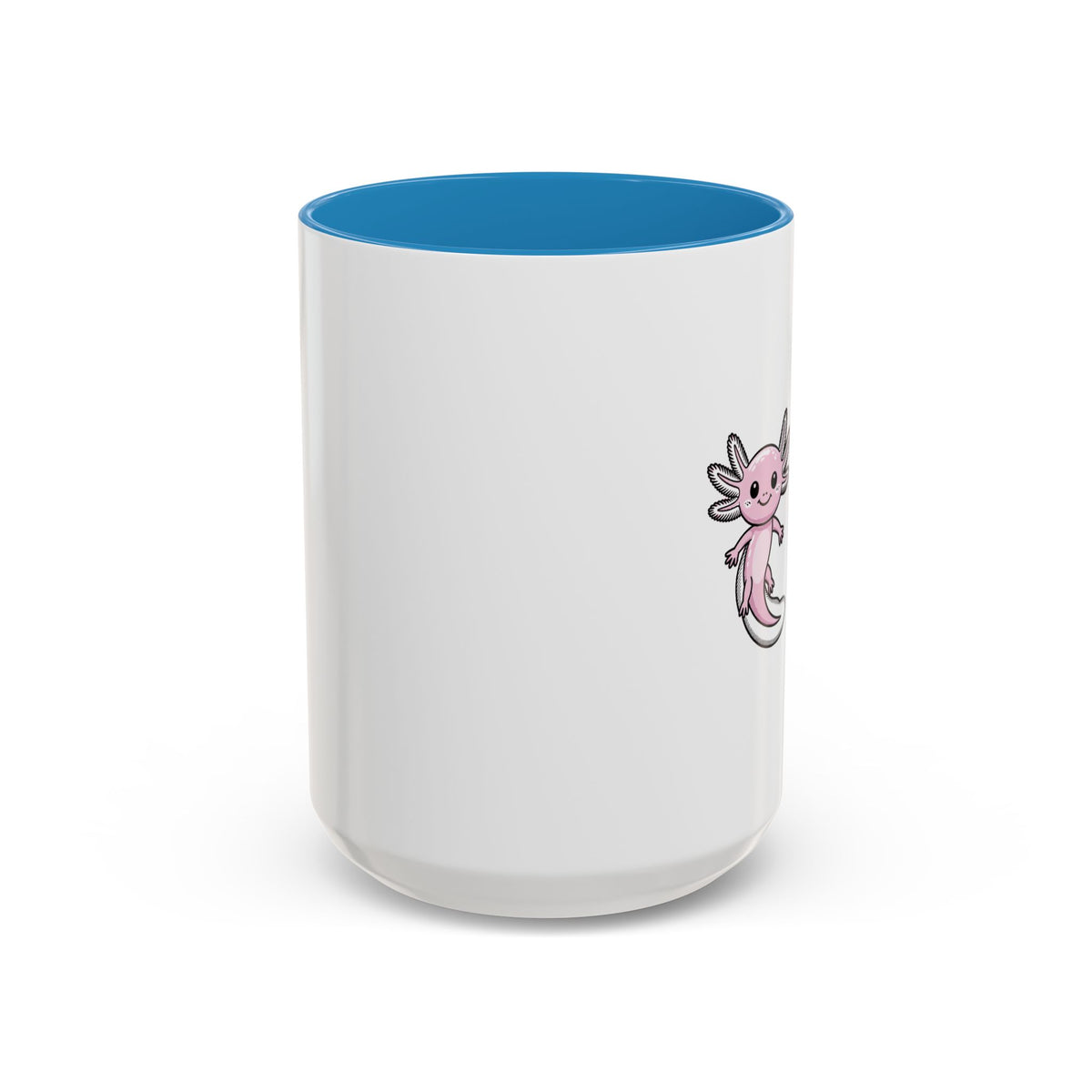 Cute Axolotl Mug, Smiling Axolotl Coffee Cup, Kawaii Axolotl Gift, Cute Animal Lover Mug, Aquatic Pet Mug for Her