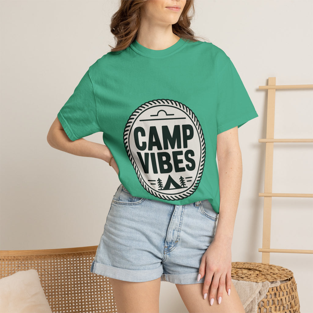 Coin Badge Camp Vibes T-Shirt