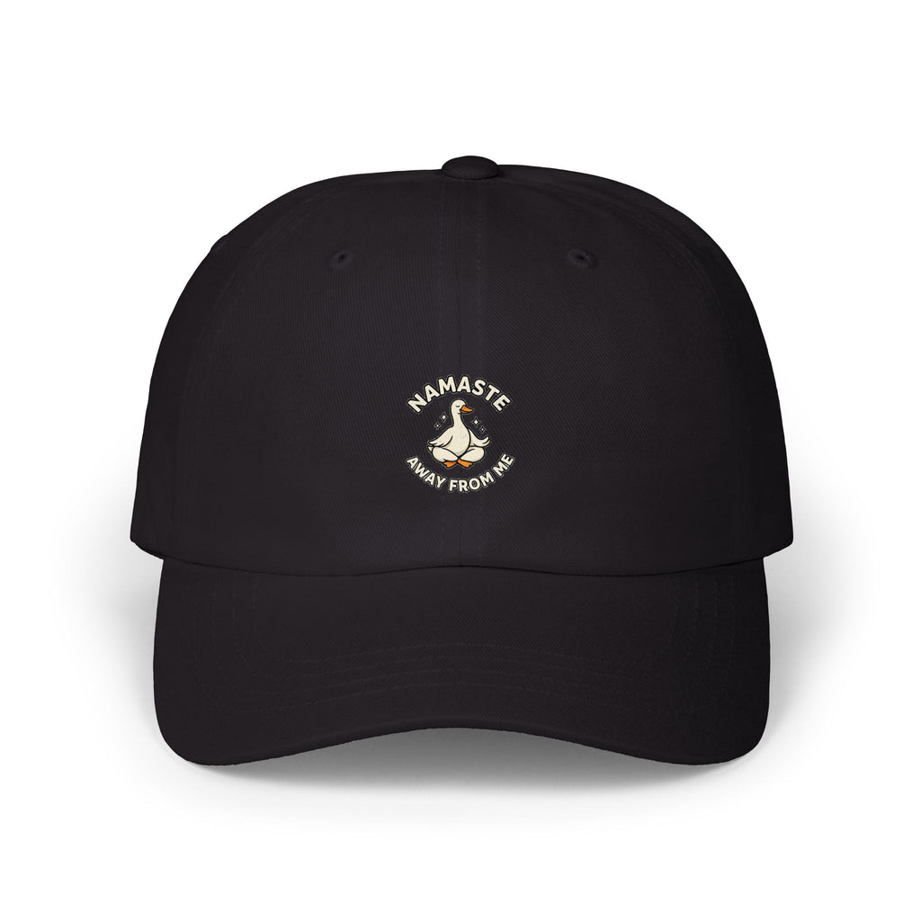 Dad Cap — "Namaste Bitches" Yoga Hand Gesture Embroidered Hat