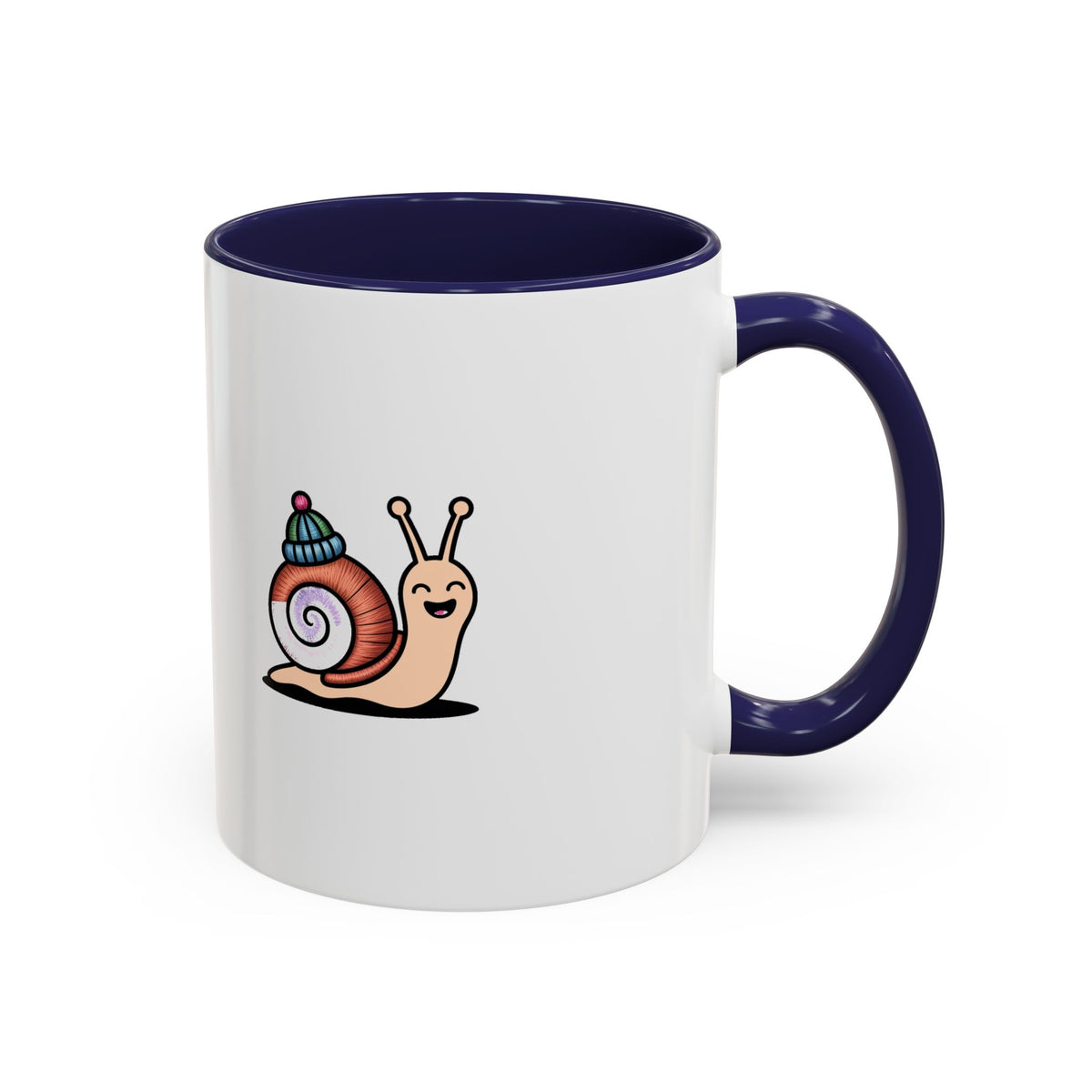 Cute Snail Mug, Tiny Hat Snail Coffee Cup, Funny Snail Lover Gift, Cottagecore Ceramic Mug, Whimsical Nature Mug Gift