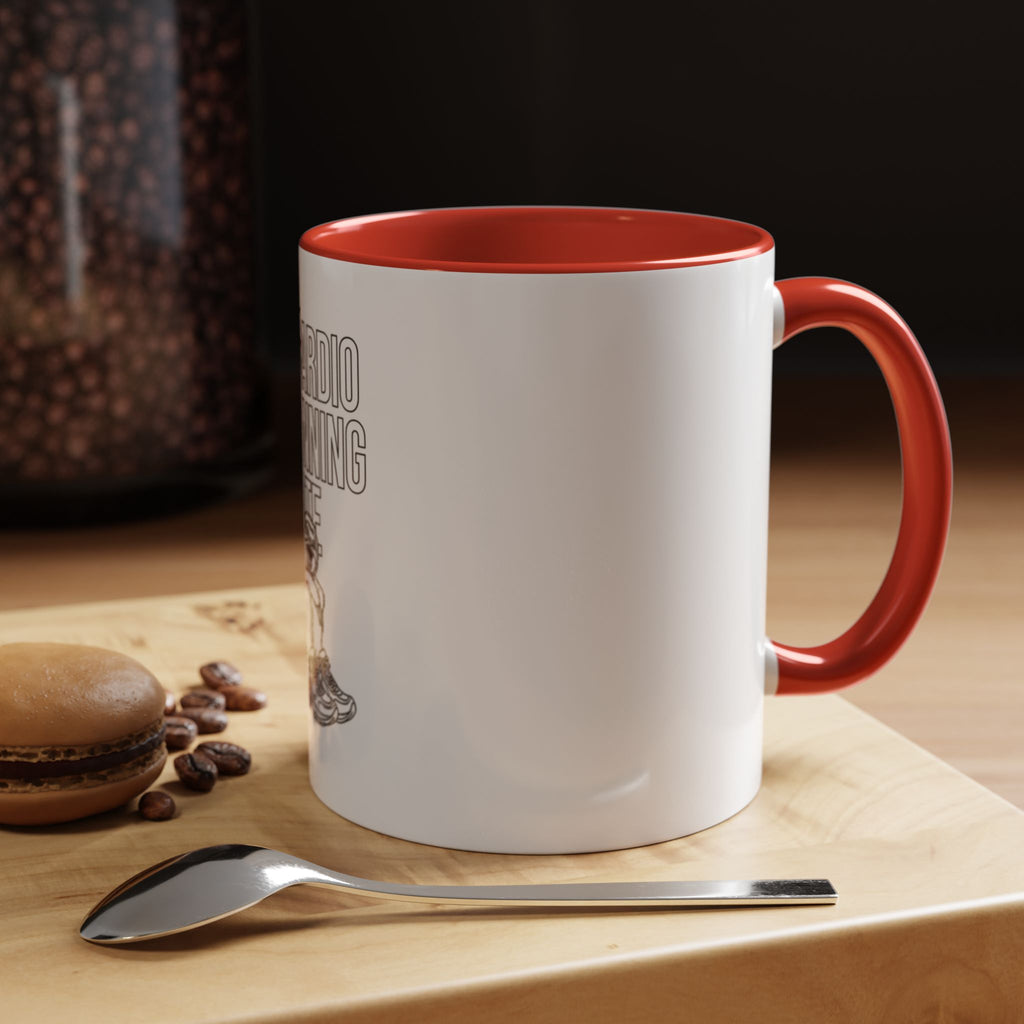 Coffee Mug — "My Cardio Is Running Late" Lazy Sloth Funny Gift