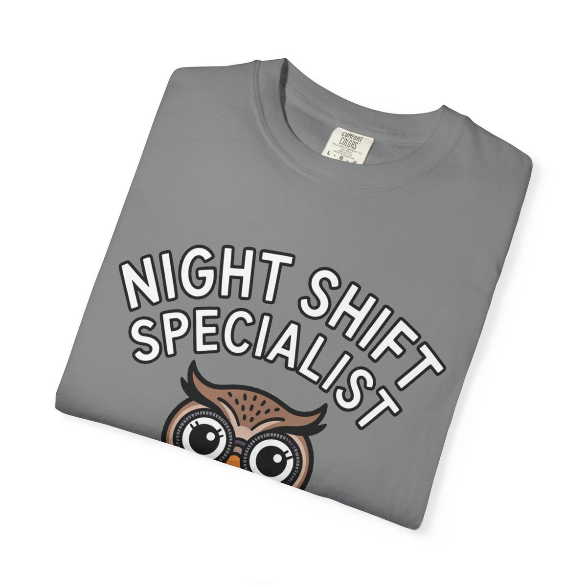 Night Shift Owl Shirt, Funny Night Shift Specialist T-Shirt, Cute Owl With Glasses Tee, Nurse Gift, Night Owl Lover Gift