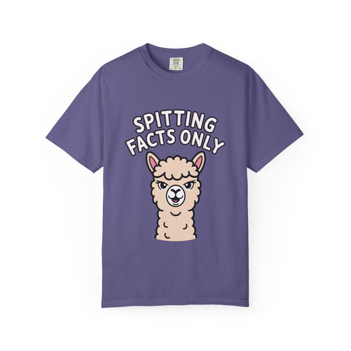 Funny Alpaca Shirt, Spitting Facts Only T-Shirt, Sassy Alpaca Tee, Cute Alpaca Lover Gift, Funny Animal Graphic Shirt