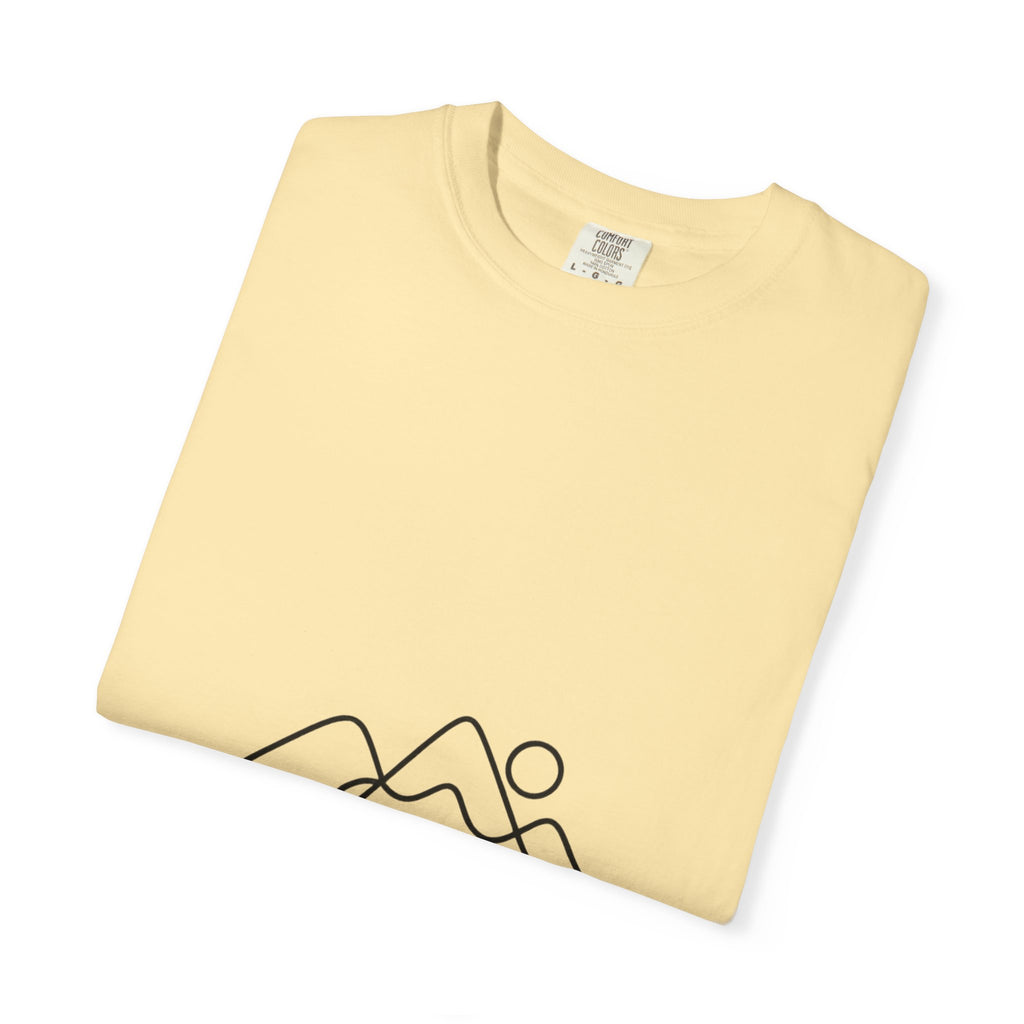Line Art Mountain Range T-Shirt