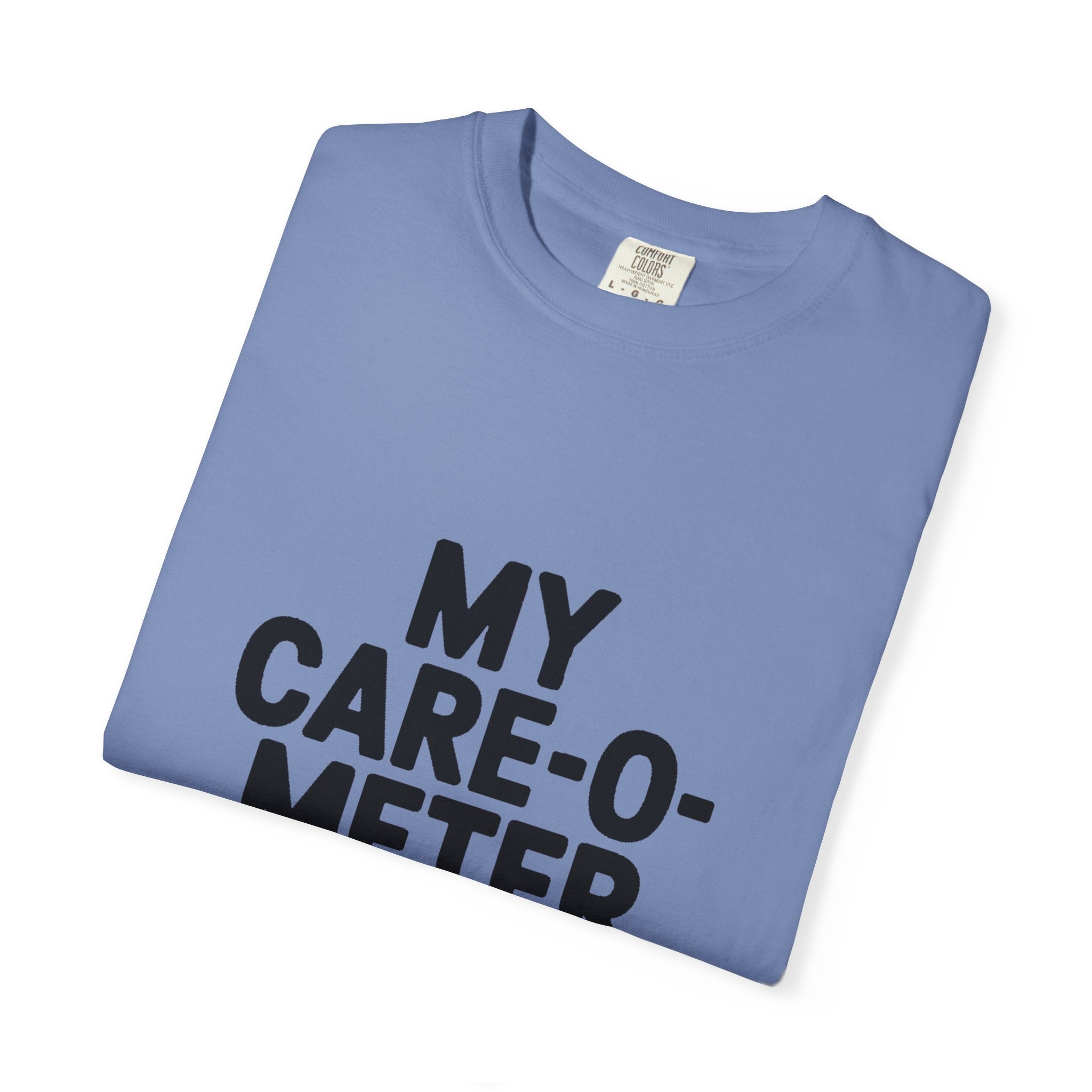 My Care-O-Meter Is Broken Shirt, Funny Sarcastic T-Shirt, Bold Typography Tee, Sarcastic Gift for Him Her, Deadpan Humor Shirt