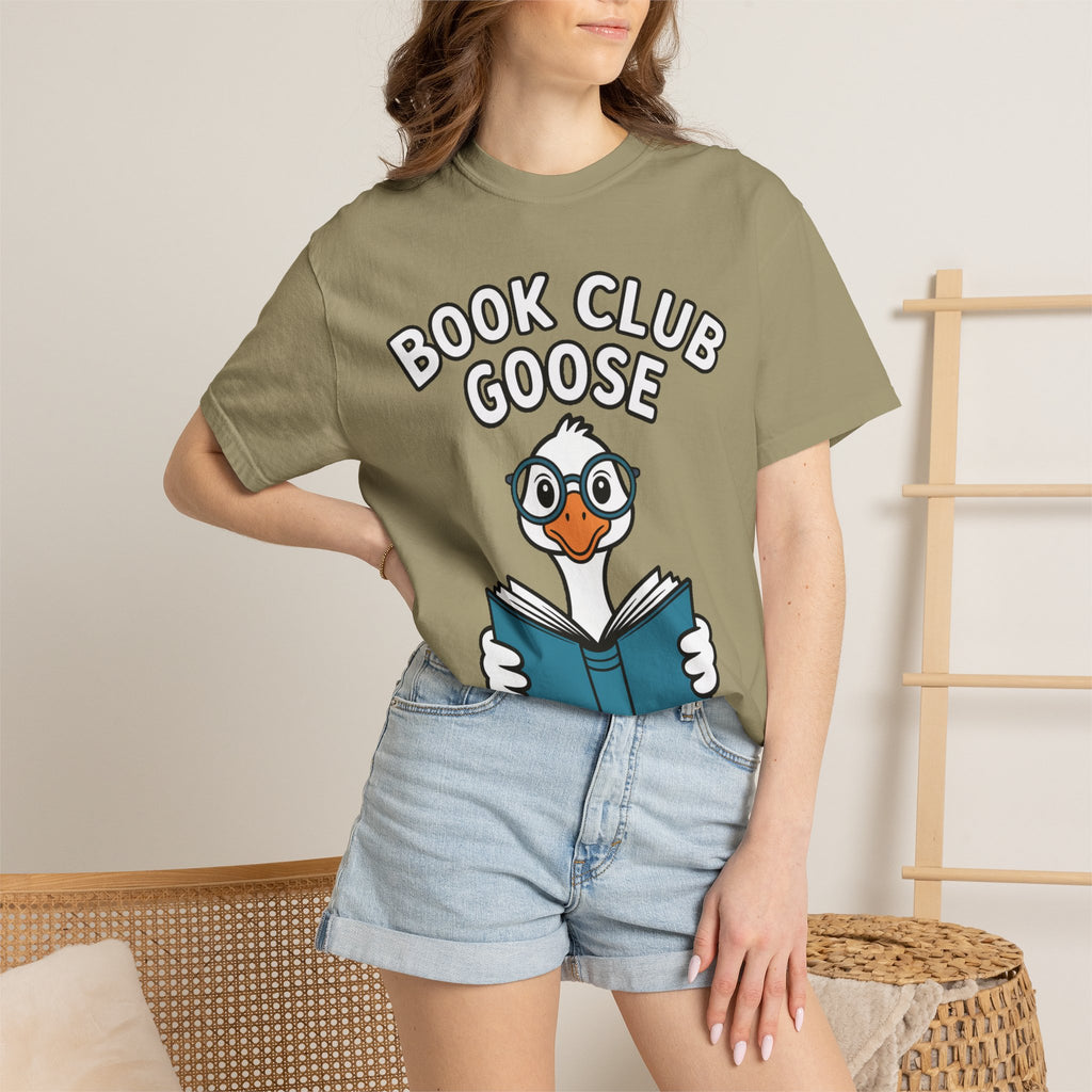 Book Club Goose Shirt, Funny Reading Goose T-Shirt, Bookworm Gift, Cute Bookish Goose Tee, Librarian Gift for Book Lovers