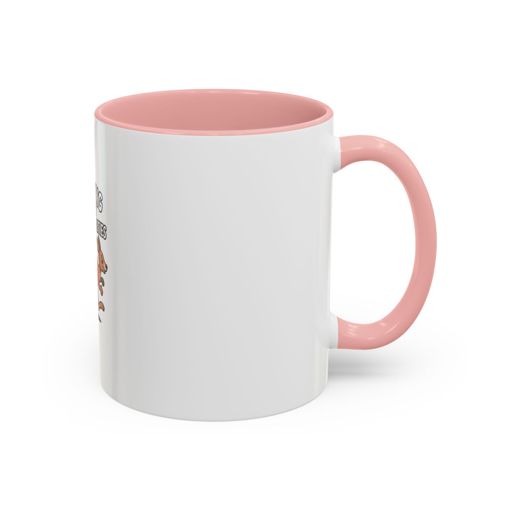 Running From My Responsibilities Mug, Funny Kangaroo Coffee Mug, Cute Cartoon Animal Gift, Sarcastic Adulting Mug for Procrastinators