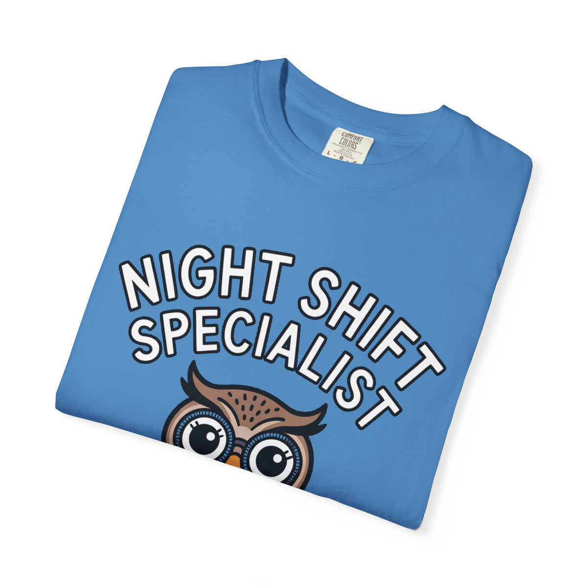 Night Shift Owl Shirt, Funny Night Shift Specialist T-Shirt, Cute Owl With Glasses Tee, Nurse Gift, Night Owl Lover Gift
