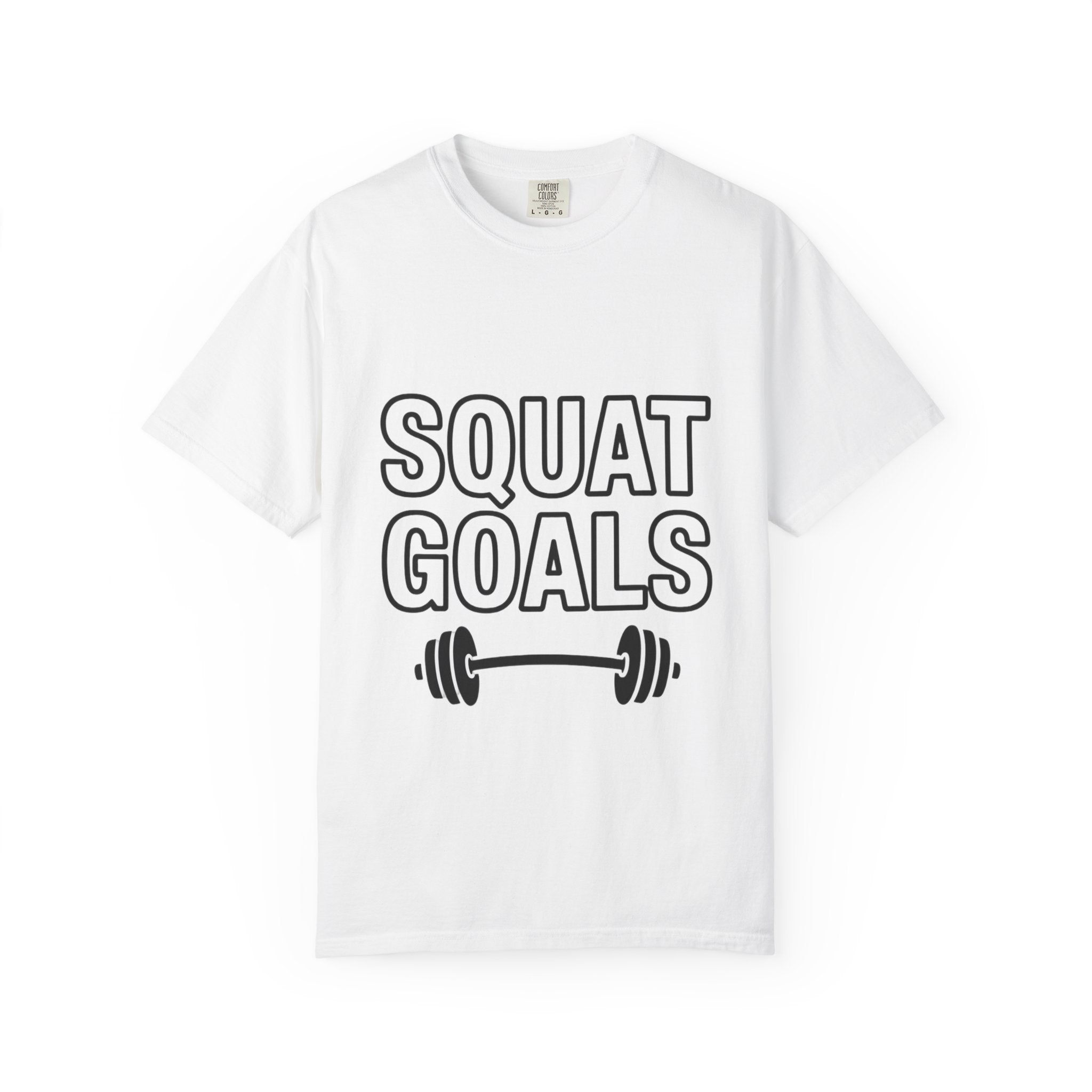 Squat Goals Shirt, Funny Gym T-Shirt, Barbell Workout Tee, Weightlifting Gift, Fitness Motivation Shirt, Squat Day Lover Gift