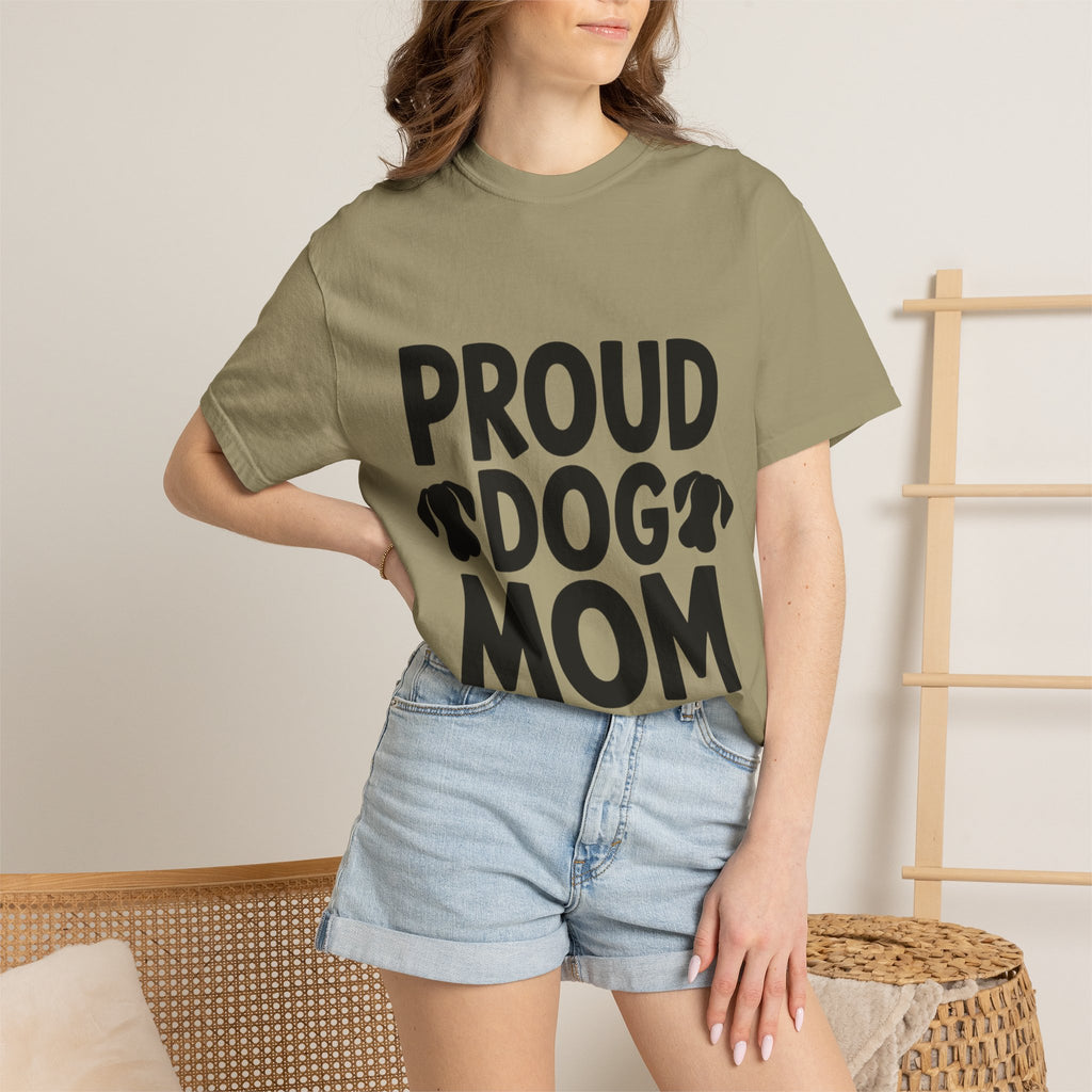 Proud Dog Mom Shirt, Dog Lover T-Shirt, Cute Dog Mom Gift, Dog Mama Tee, Funny Dog Owner Shirt for Women