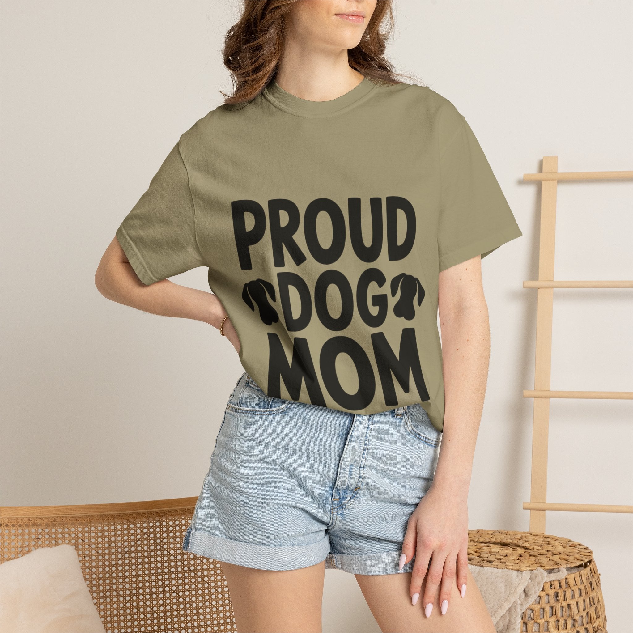 Proud Dog Mom Shirt, Dog Lover T-Shirt, Cute Dog Mom Gift, Dog Mama Tee, Funny Dog Owner Shirt for Women