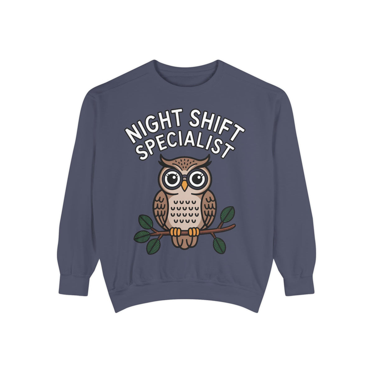 Night Shift Owl Sweatshirt, Funny Night Owl Crewneck, Night Shift Specialist Gift, Cute Bird Lover Sweatshirt, Nurse Gift