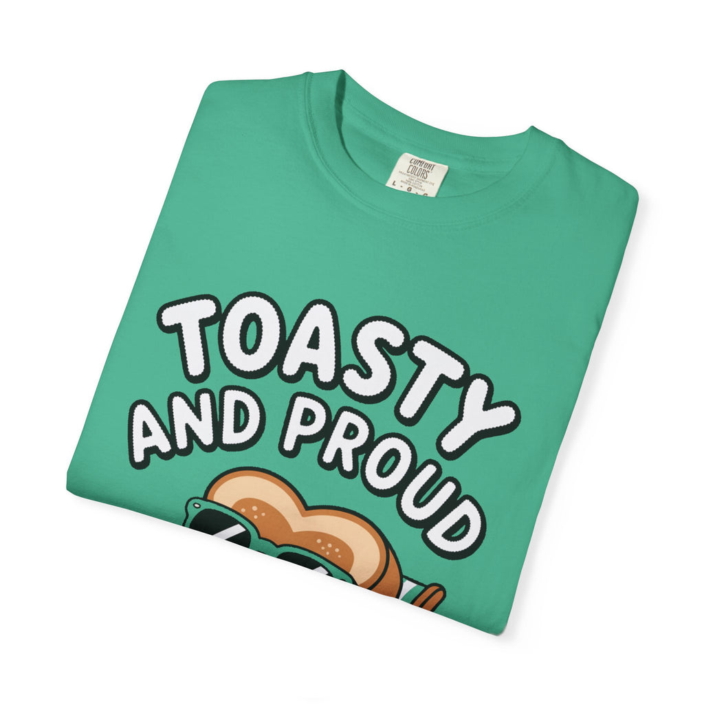 Toasty And Proud Bread Shirt, Funny Toast Sunglasses T-Shirt, Cute Beach Chair Bread Tee, Summer Vacation Gift