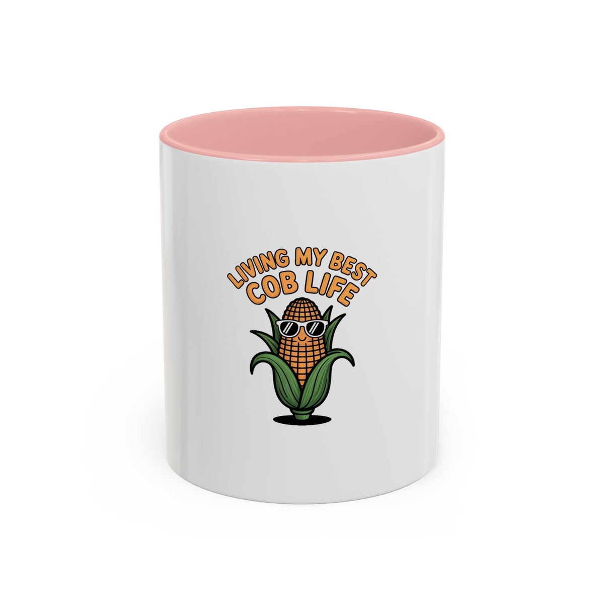 Funny Corn Mug, Living My Best Cob Life Coffee Mug, Cute Vegetable Pun Mug, Corn Lover Gift, Funny Kitchen Cup, Foodie Gift Idea