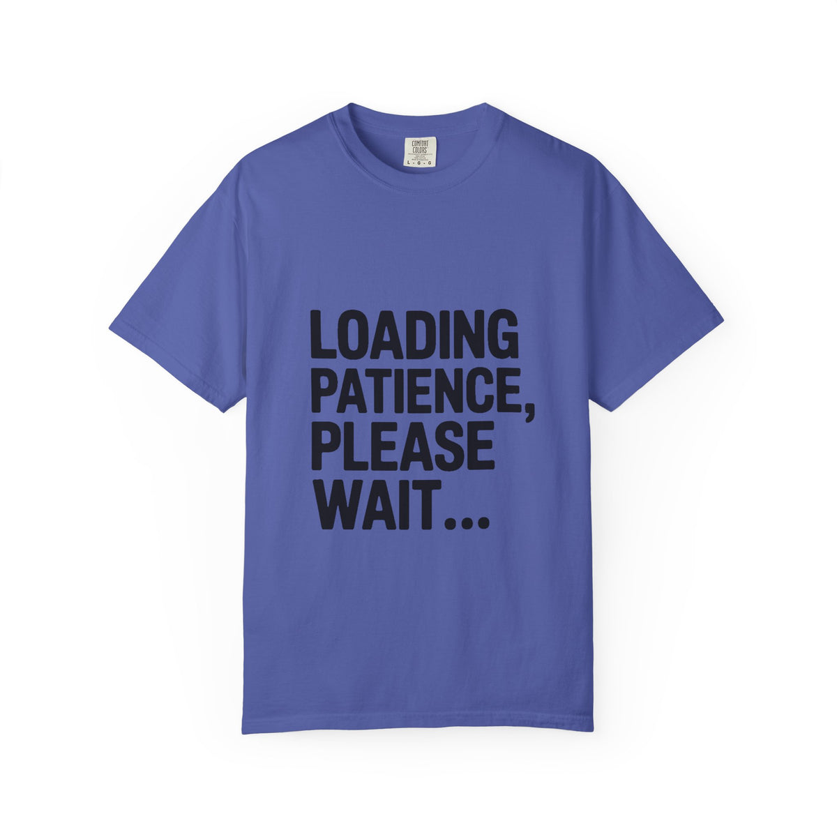 Loading Patience Please Wait T-Shirt, Funny Sarcastic Quote Tee, Minimalist Typography Shirt, Gift for Introvert