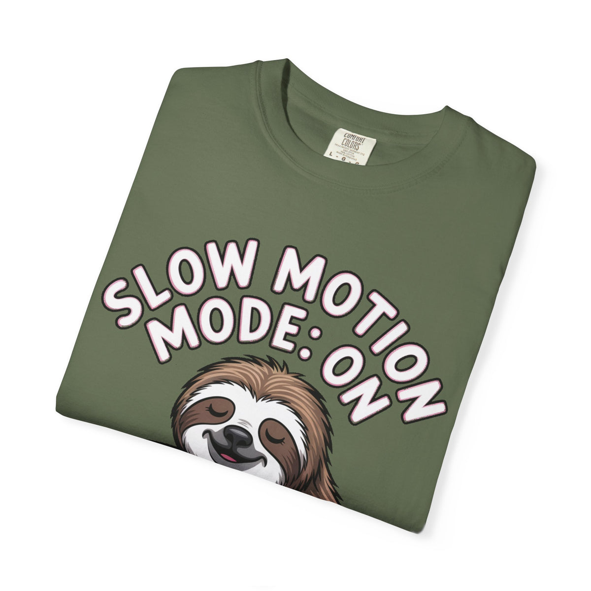 Slow Motion Sloth Shirt, Funny Coffee Lover T-Shirt, Cute Sloth Hugging Coffee Cup Tee, Sleepy Sloth Gift for Coffee Addict
