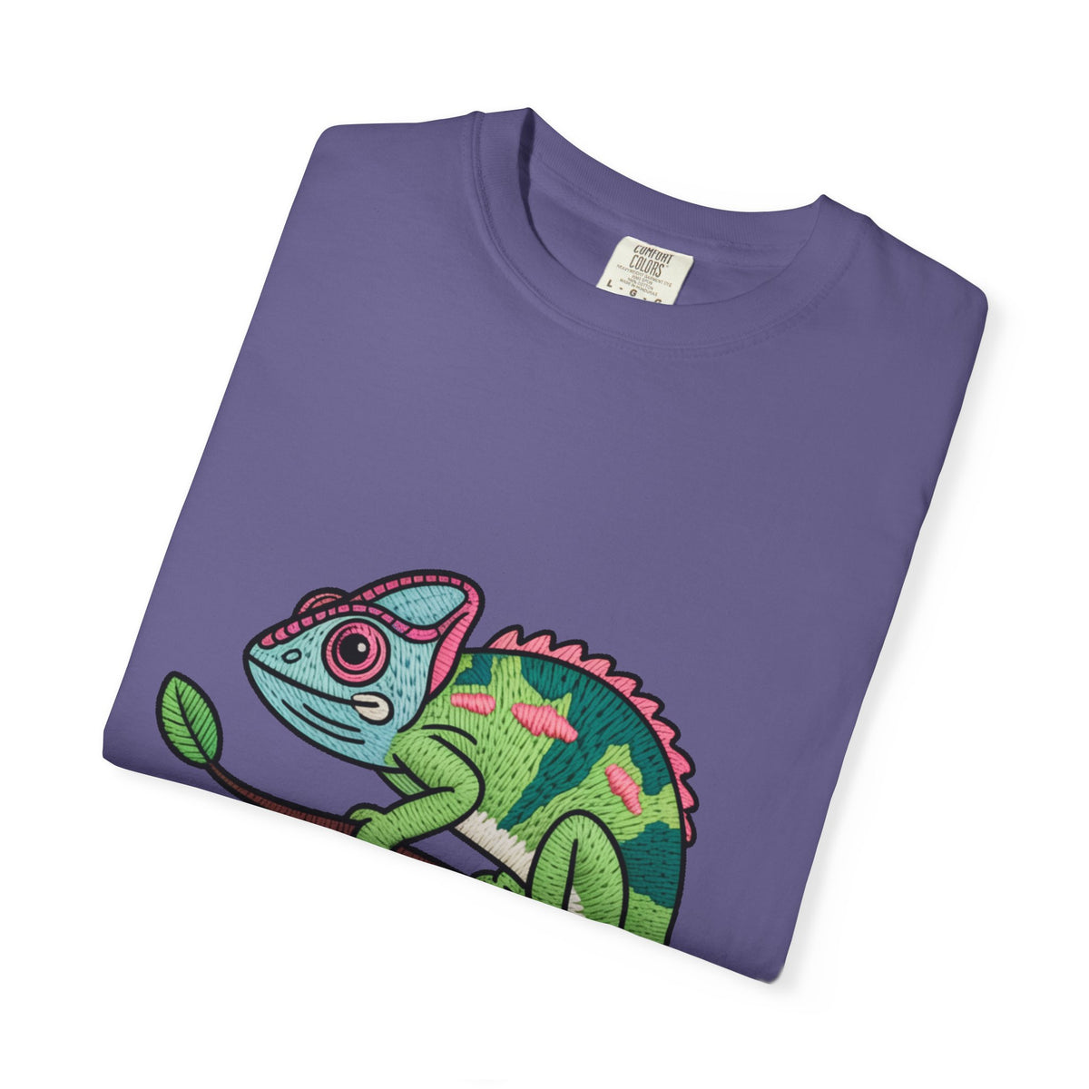 Cute Chameleon Shirt, Chameleon On A Branch T-Shirt, Cartoon Reptile Lover Gift, Funny Chameleon Tee