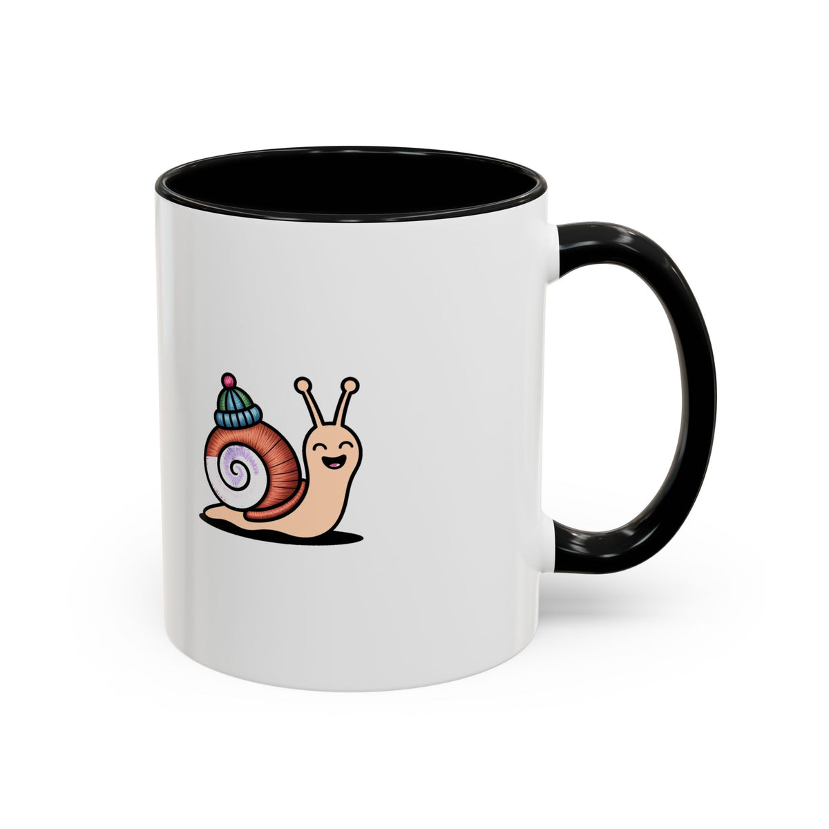 Cute Snail Mug, Tiny Hat Snail Coffee Cup, Funny Snail Lover Gift, Cottagecore Ceramic Mug, Whimsical Nature Mug Gift