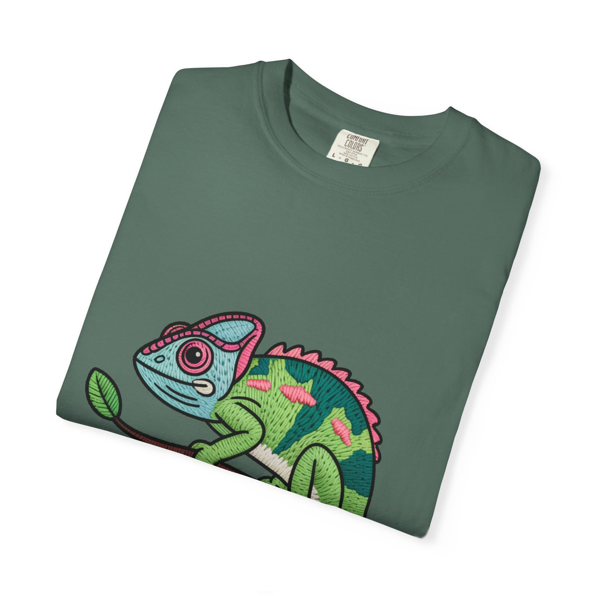 Cute Chameleon Shirt, Chameleon On A Branch T-Shirt, Cartoon Reptile Lover Gift, Funny Chameleon Tee
