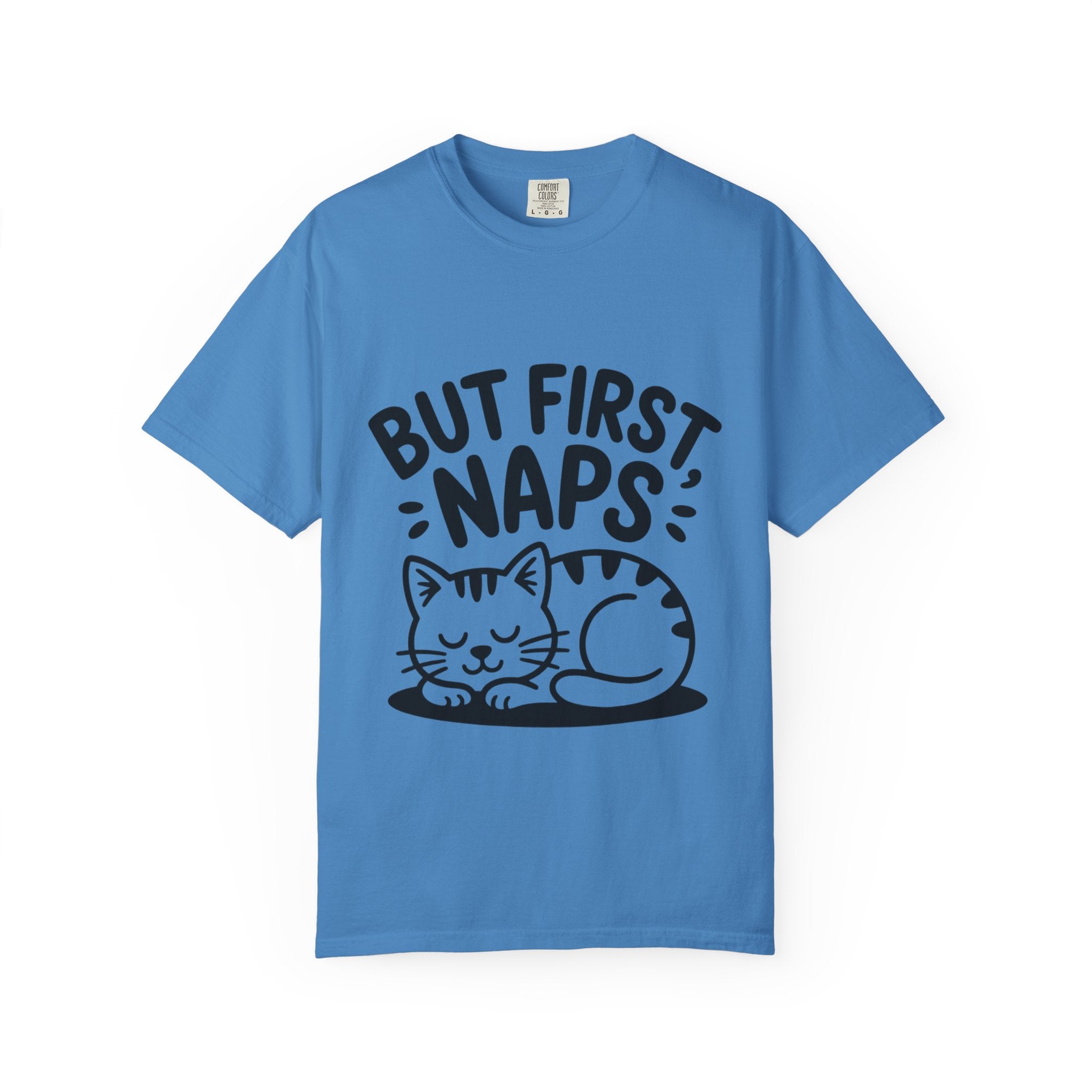 But First Naps Cat Shirt, Funny Sleepy Cat T-Shirt, Cute Napping Kitten Tee, Cat Lover Gift, Nap Lover Shirt