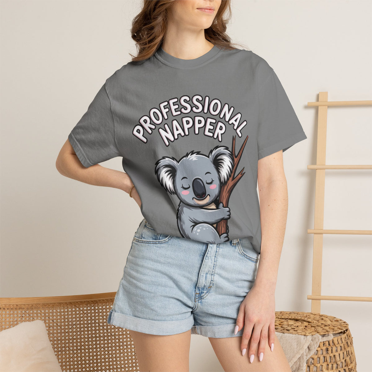 Professional Napper Koala Shirt, Funny Koala T-Shirt, Cute Sleepy Animal Tee, Nap Lover Gift, Cozy Koala Graphic Tee