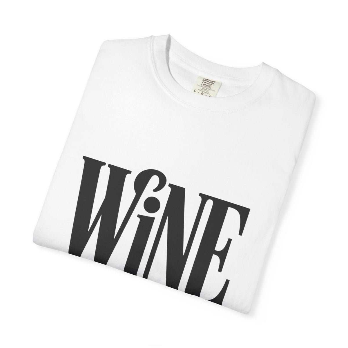 Wine O'Clock Shirt, Funny Wine Lover T-Shirt, Bold Typography Wine Glass Tee, Cute Gift for Wine Drinker
