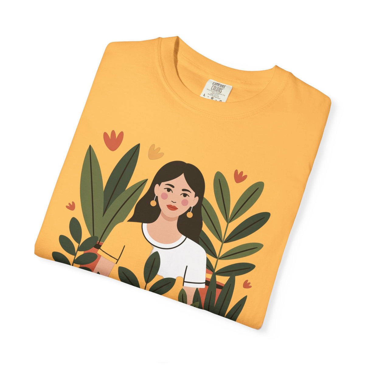 Crazy Plant Lady Shirt, Cute Plant Lover T-Shirt, Botanical Illustration Tee, Funny Gardener Gift, Plant Mom Shirt for Women