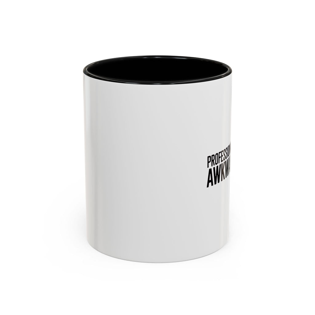 Professionally Awkward Mug, Funny Sarcastic Coffee Mug, Introvert Gift, Bold Typography Coworker Gift, Awkward Office Mug