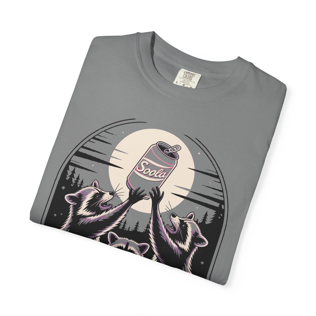 Thirsty For Adventure Raccoons Shirt, Funny Vintage Raccoon T-Shirt, Retro Soda Poster Tee, Camping Gift