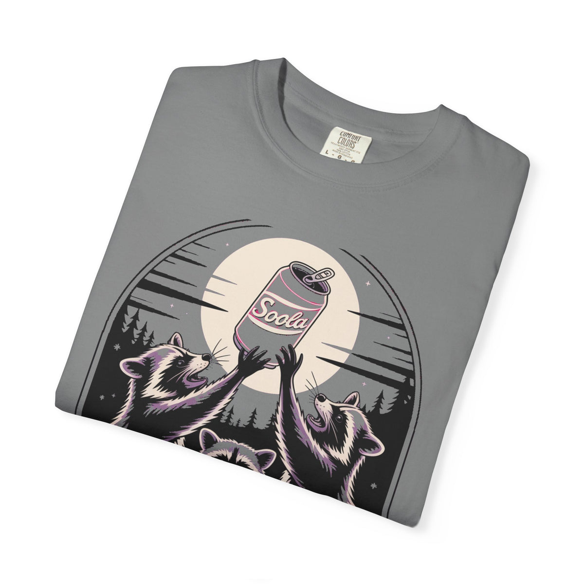 Thirsty For Adventure Raccoons Shirt, Funny Vintage Raccoon T-Shirt, Retro Soda Poster Tee, Camping Gift