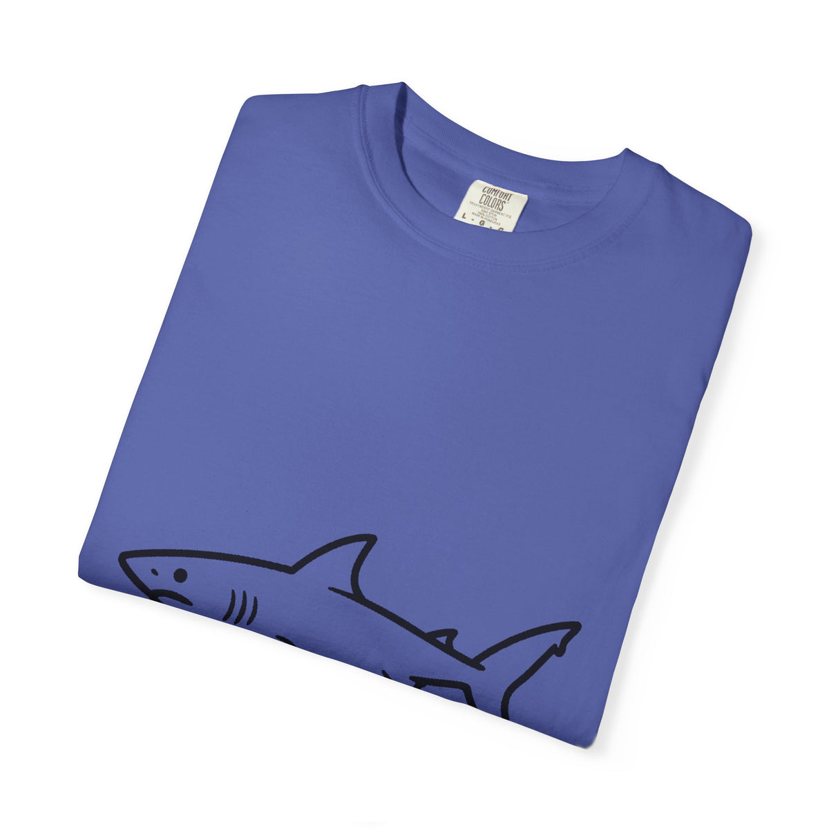 Definitely A Shark Diagram Shirt, Funny Deadpan Meme Tee, Sarcastic Textbook Diagram T-Shirt, Shark Lover Gift
