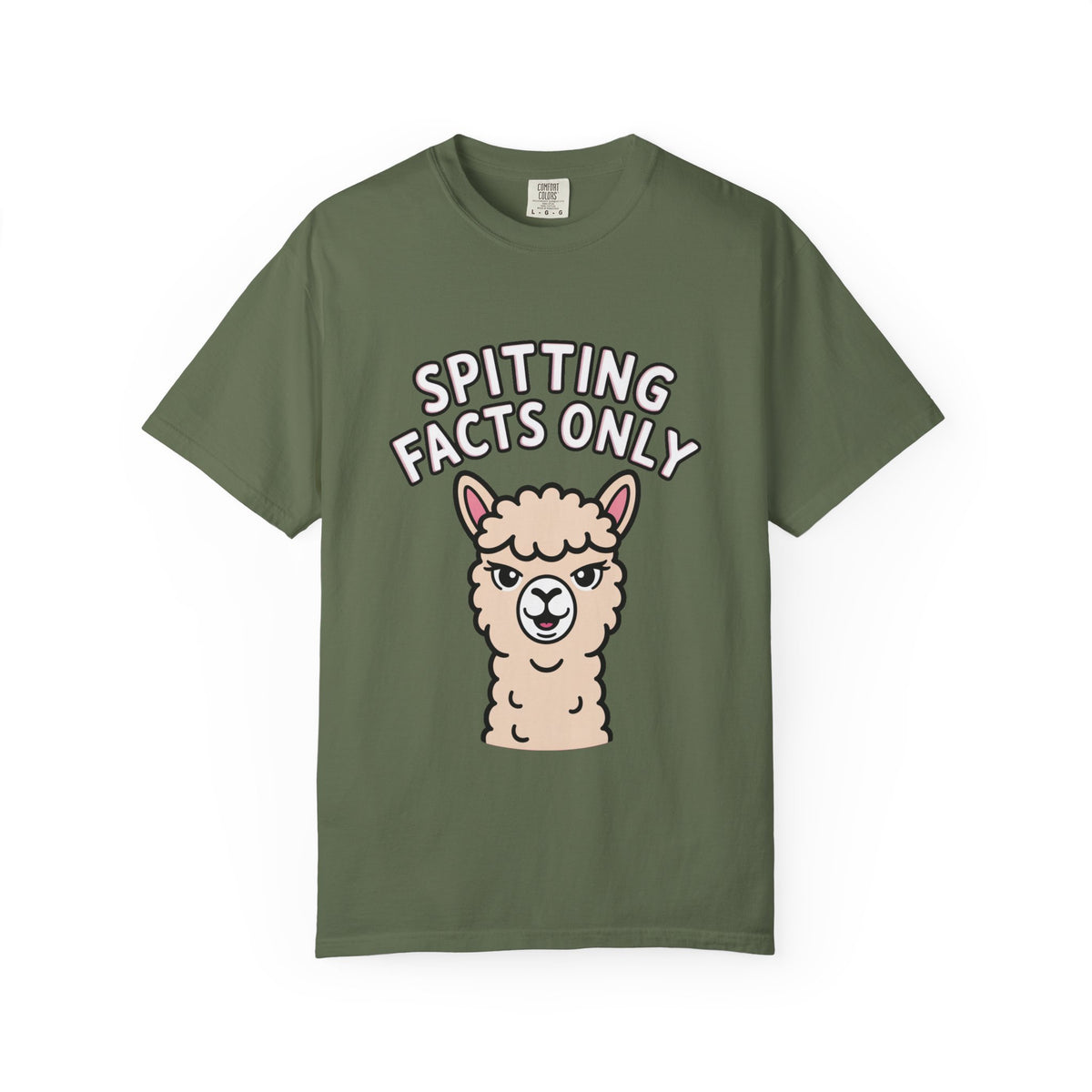 Funny Alpaca Shirt, Spitting Facts Only T-Shirt, Sassy Alpaca Tee, Cute Alpaca Lover Gift, Funny Animal Graphic Shirt