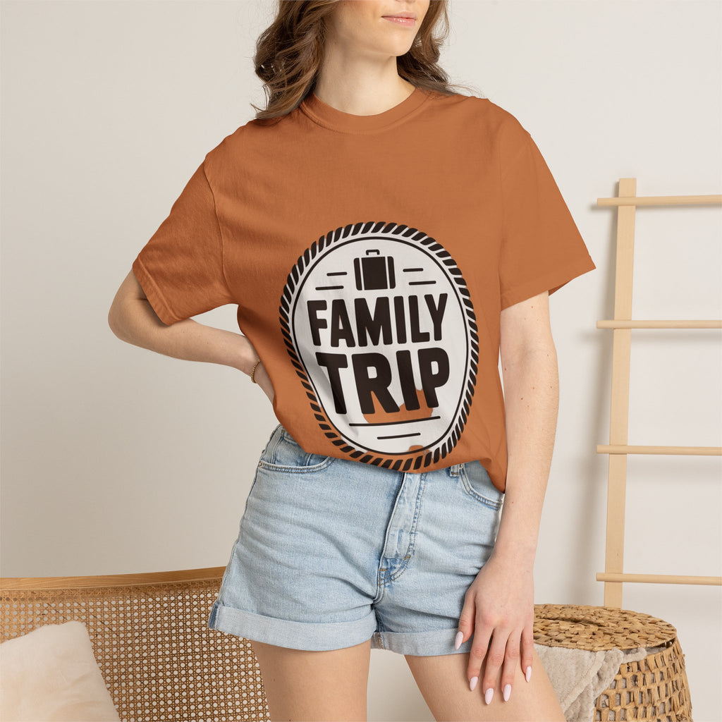 Coin Badge Family Trip T-Shirt