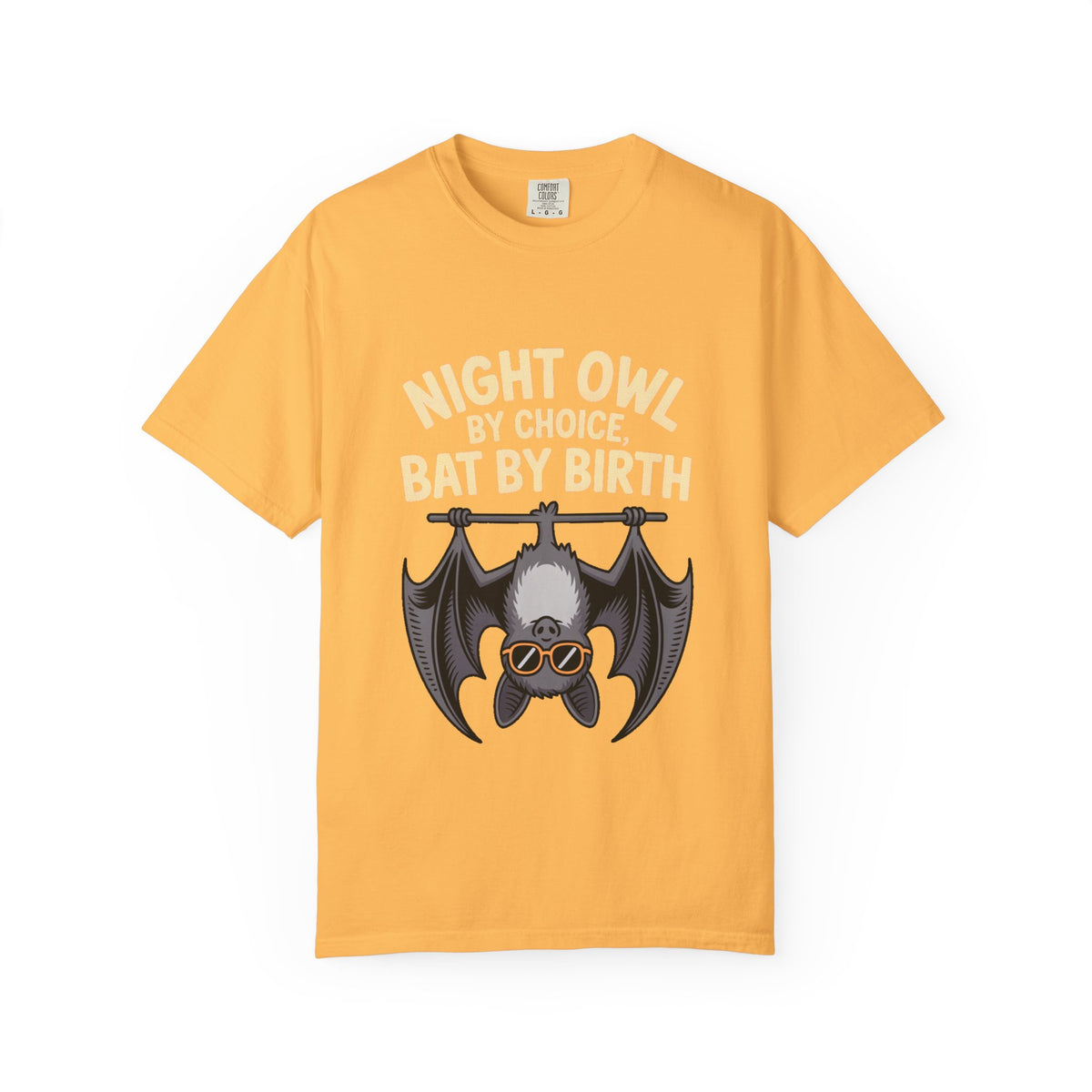 Night Owl By Choice Bat Shirt, Funny Bat T-Shirt, Cute Bat Wearing Sunglasses Tee, Halloween Gift for Night Owls